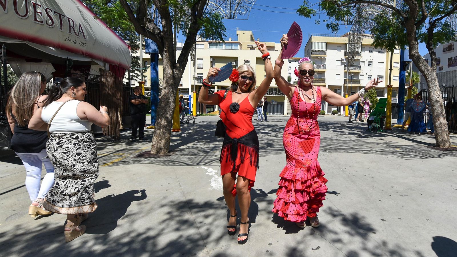 Buen ambiente en el ferial.