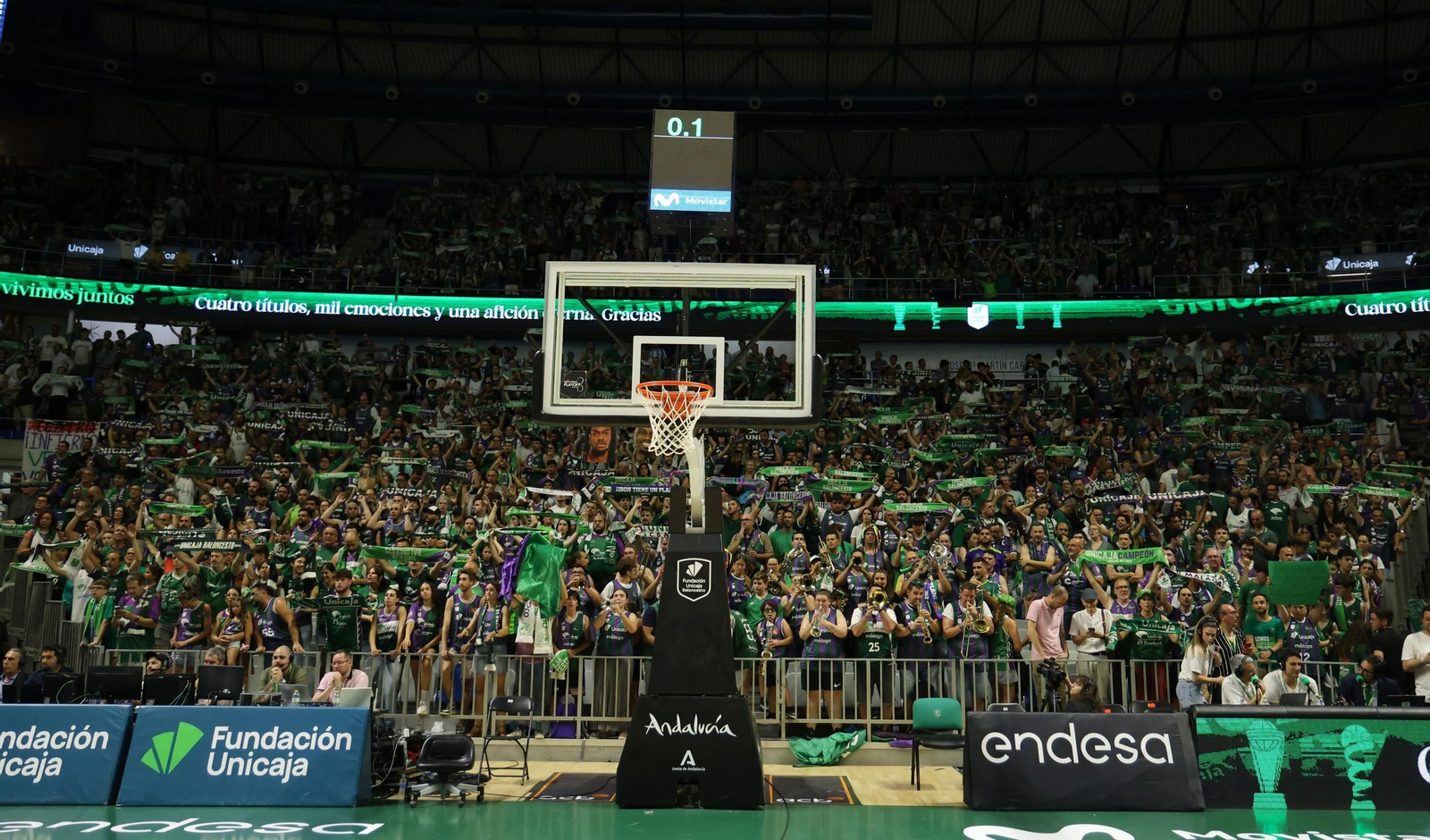 El Unicaja-Real Madrid, en fotos