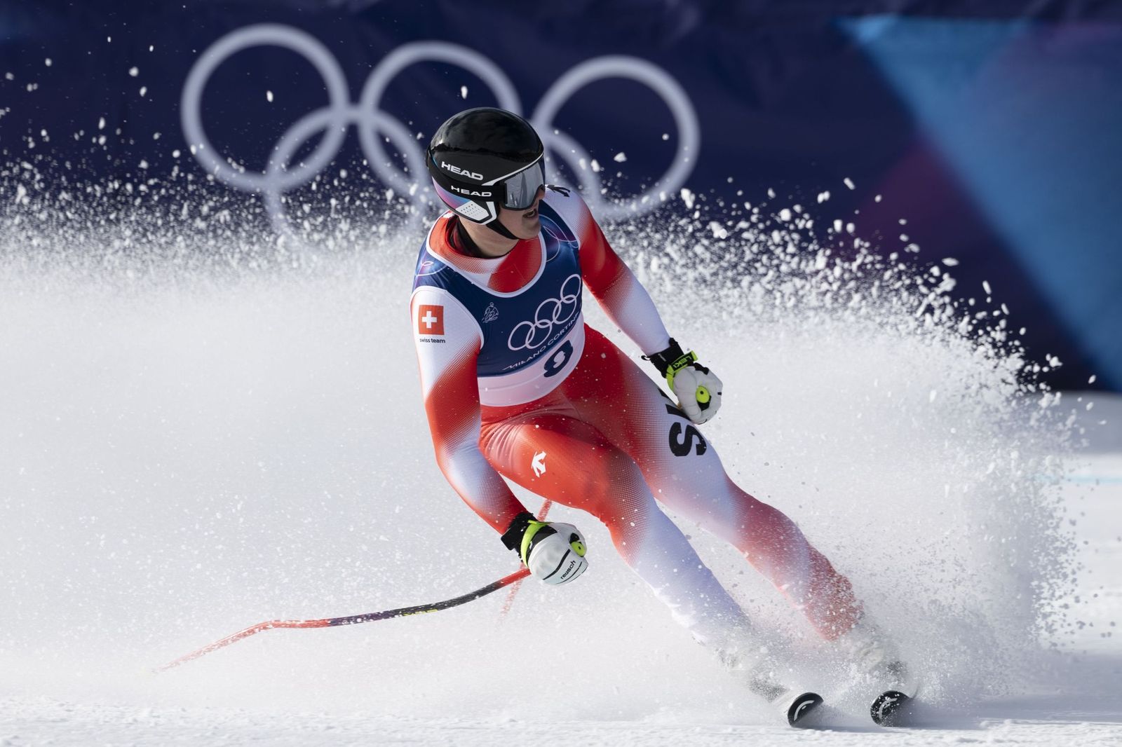 Las espectaculares fotos del descenso masculino en los Juegos Olímpicos de invierno