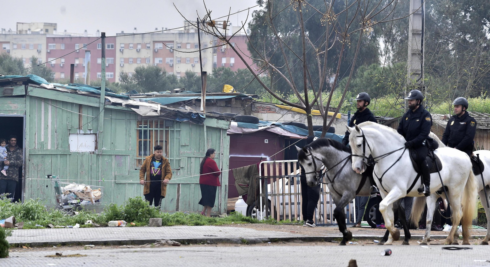 Operación policial en el Vacie.