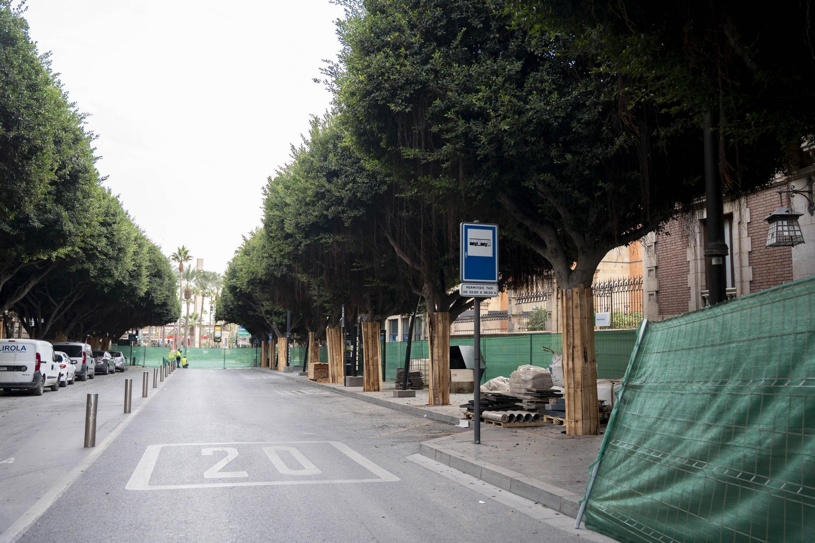 Las imágenes de las obras del paseo de Almería