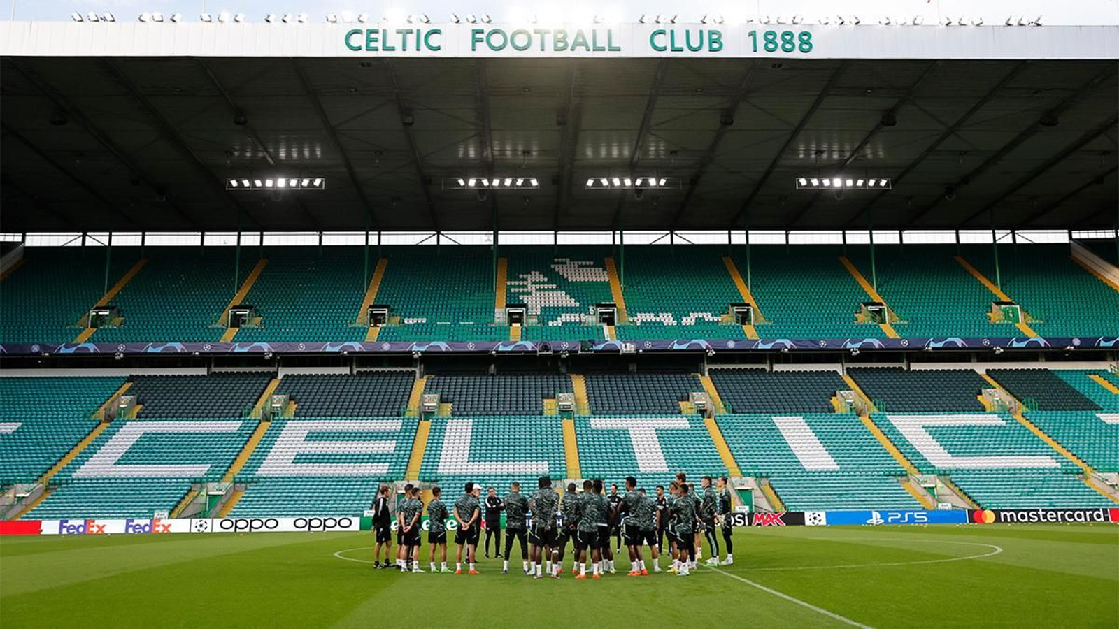 El Madrid, en Celtic Park.