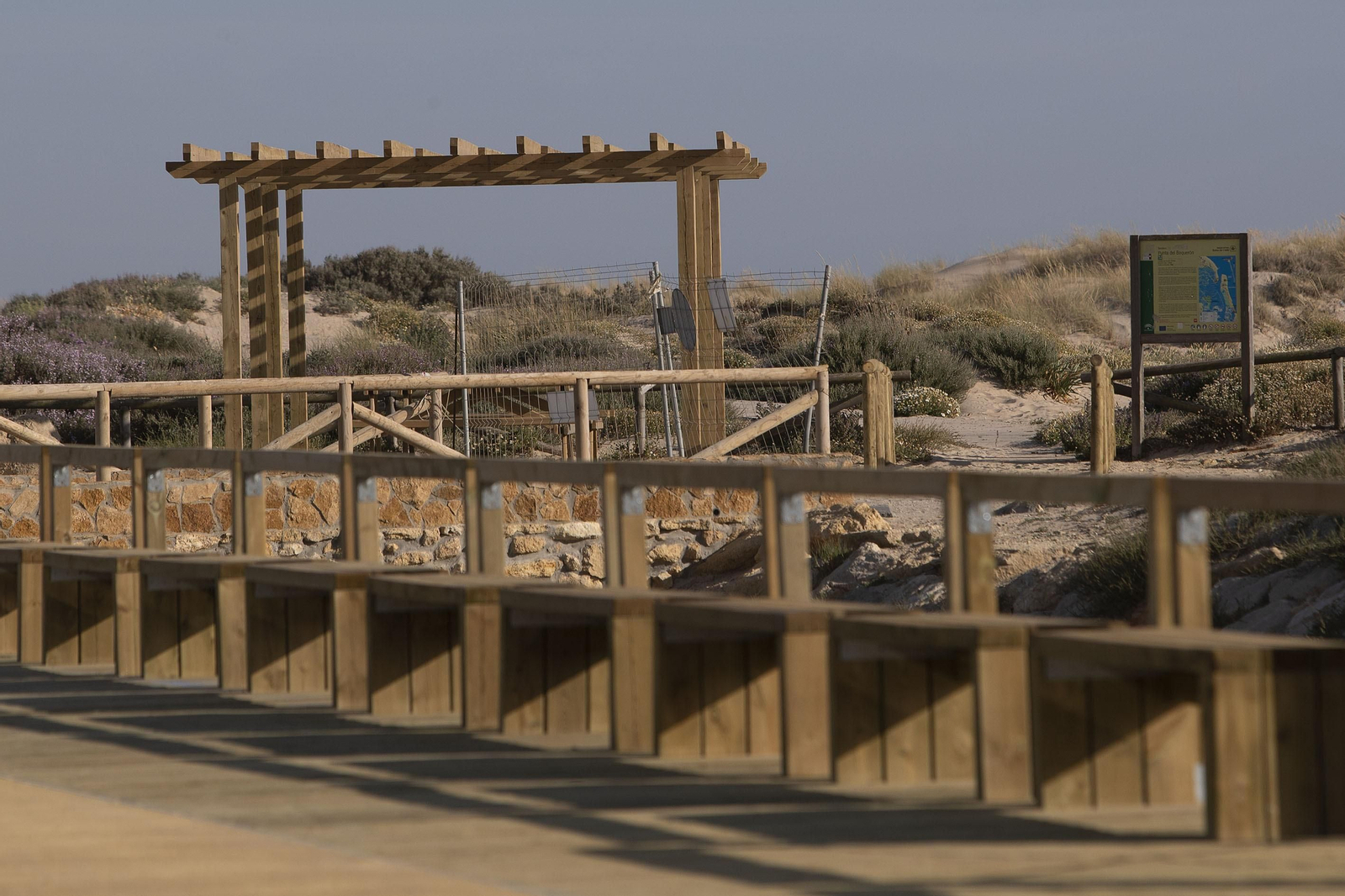 La nueva imagen de la playa de Camposoto