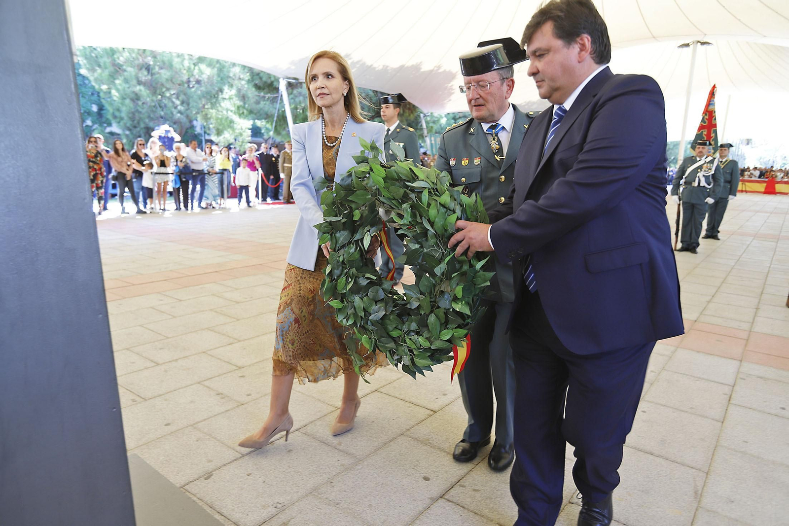 Imágenes de los actos de la Guardia Civil  en Huelva 12 de octubre, Día del Pilar