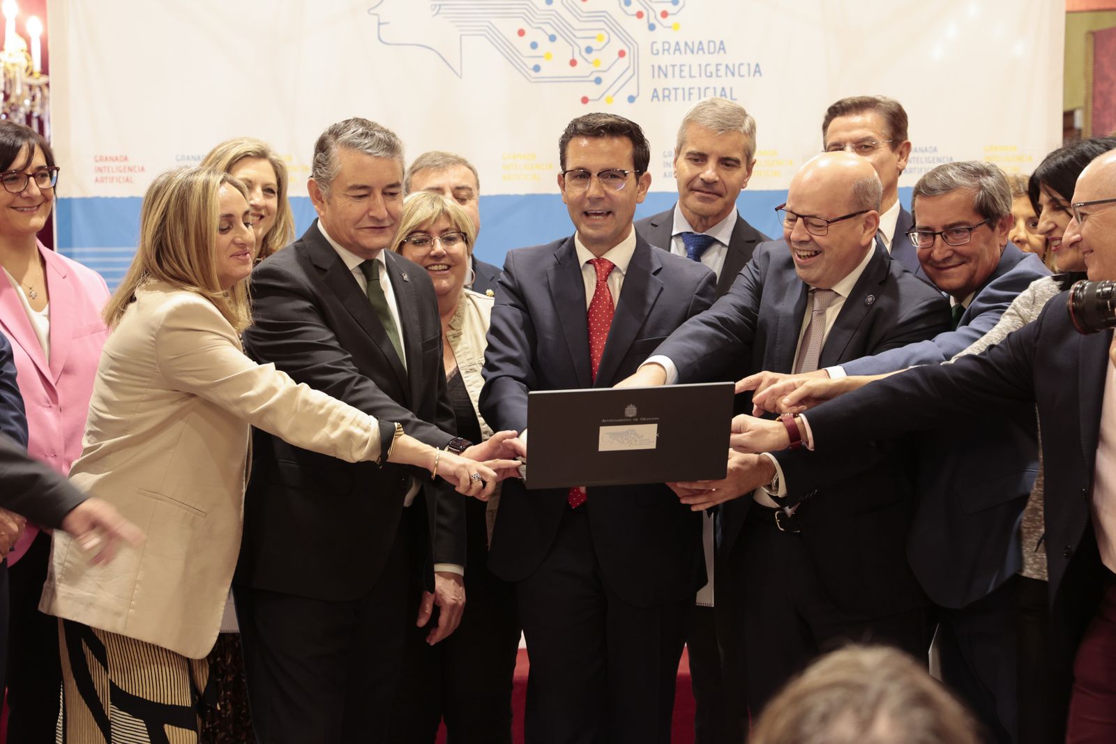 Imagen de archivo de la presentación de la candidatura de Granada a la sede de la AESIA