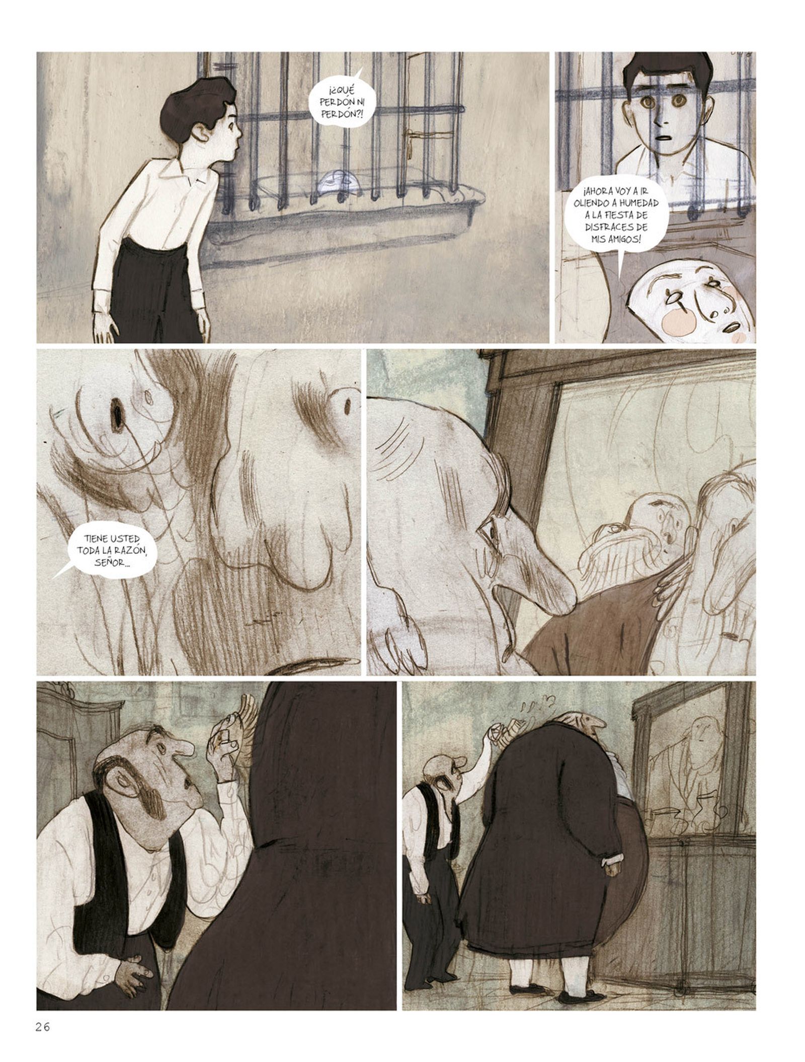 Una de las viñetas de 'Salitre'.