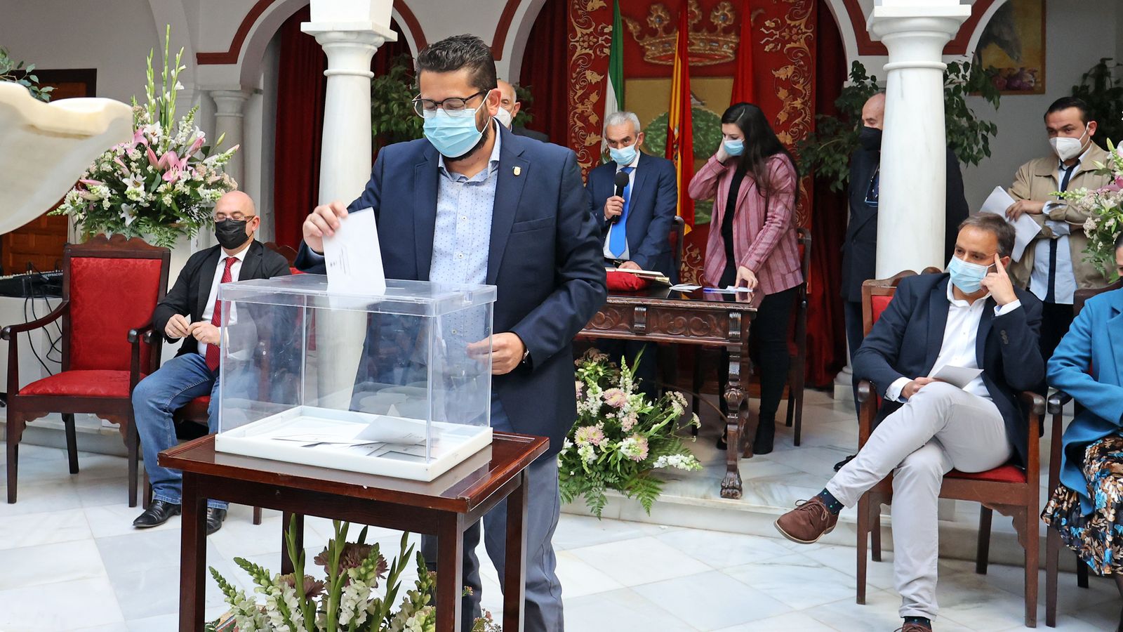 Imágenes de la toma de posesión de Ramón Galán como Alcalde de Trebujena