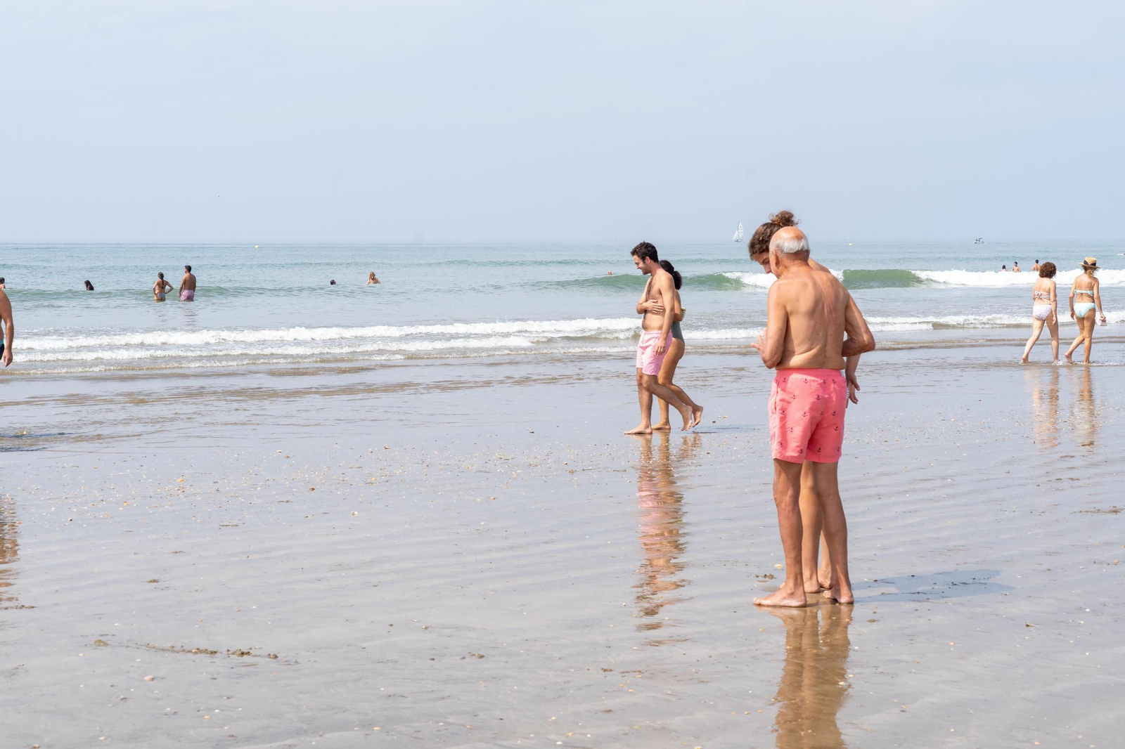 El ambiente de las playas de Huelva el domingo 24 de agosto