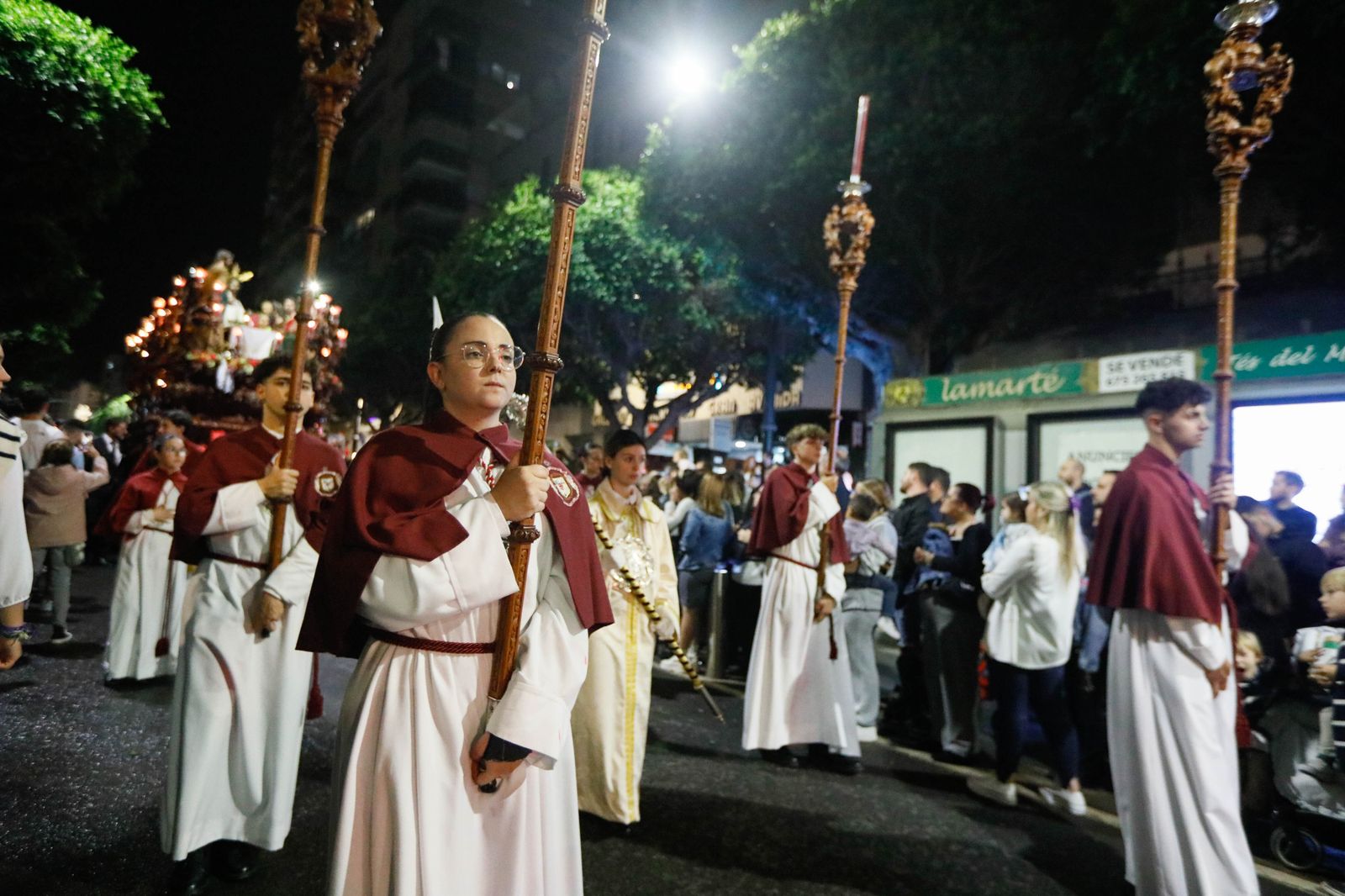 Te contamos en imágenes la Santa Cena tras la lluvia en la ciudad