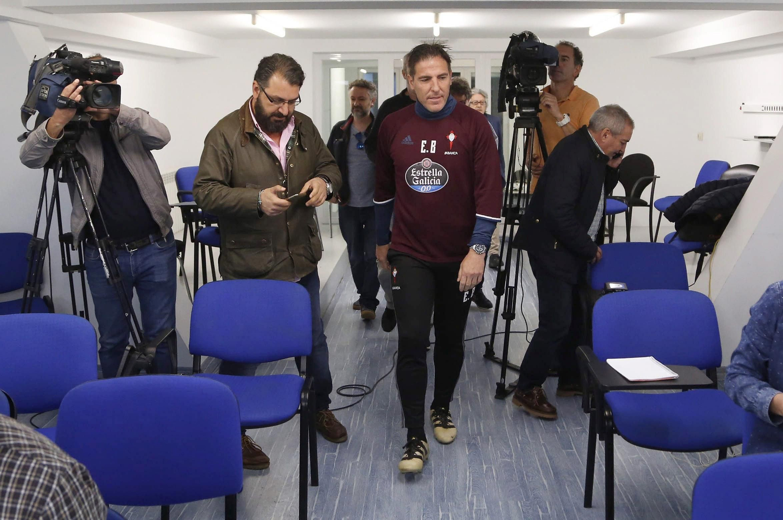 Berizzo, justo antes de anunciar que no renovaría con el Celta.
