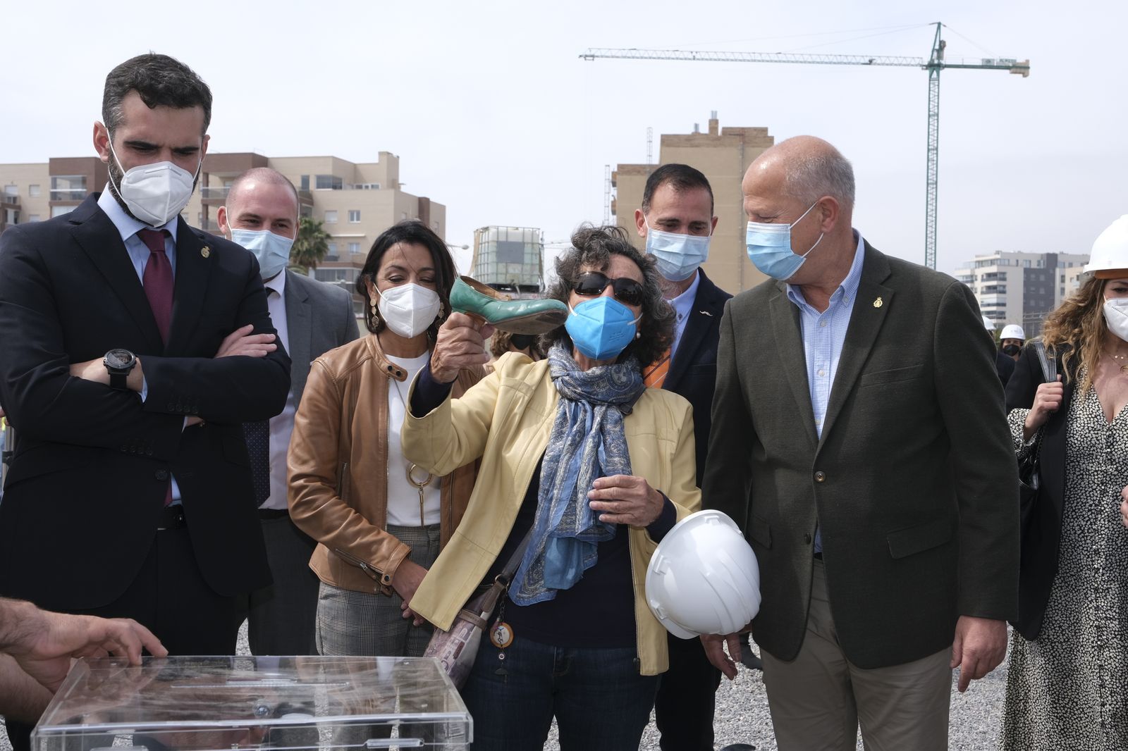Fotogalería colocación primera piedra Conservatorio Profesional de Danza 'Kina Jiménez' de Almería