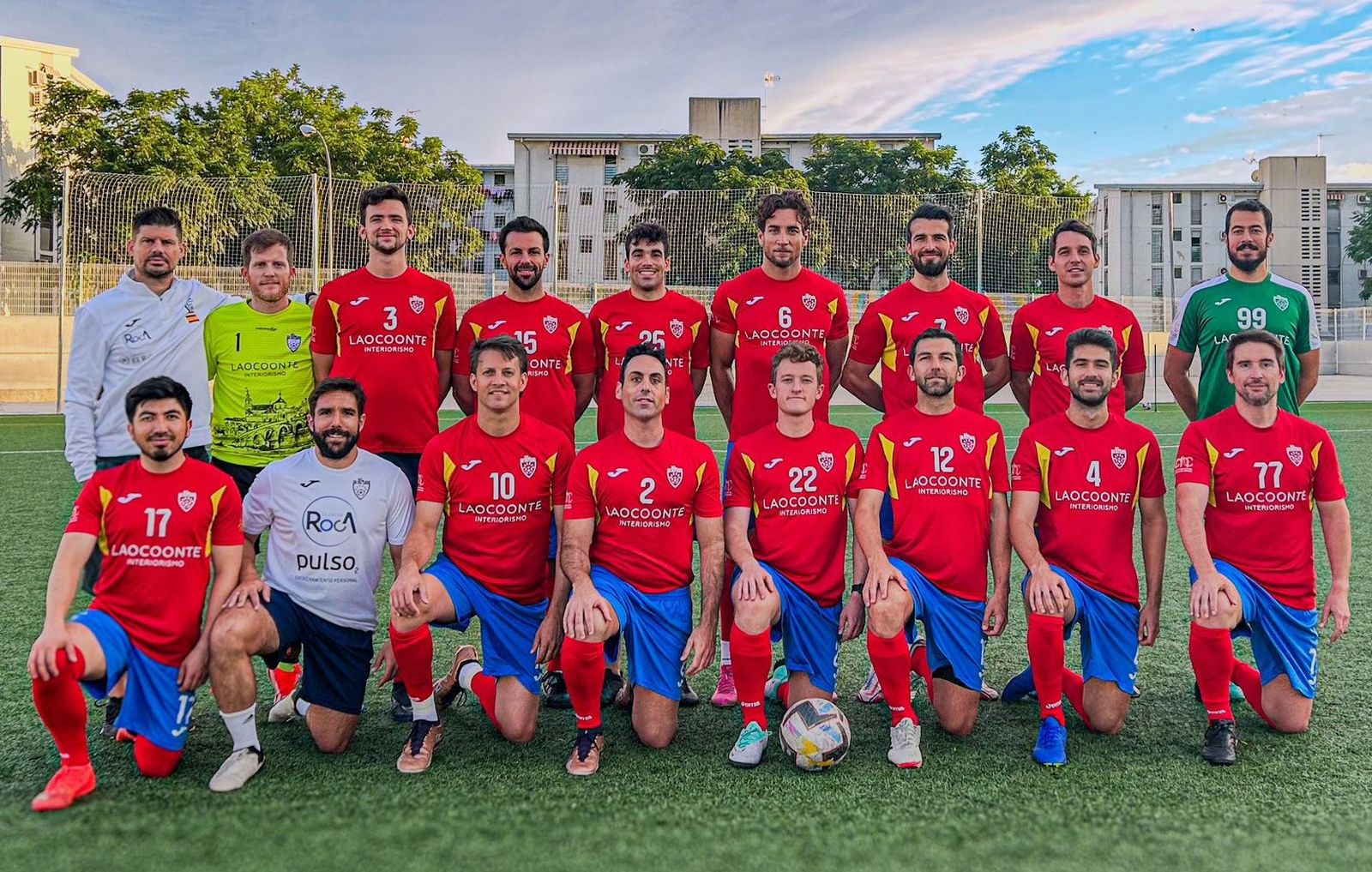 Equipo del CF Médicos de Córdoba, representantes de la Selección Española de Fútbol Médico.