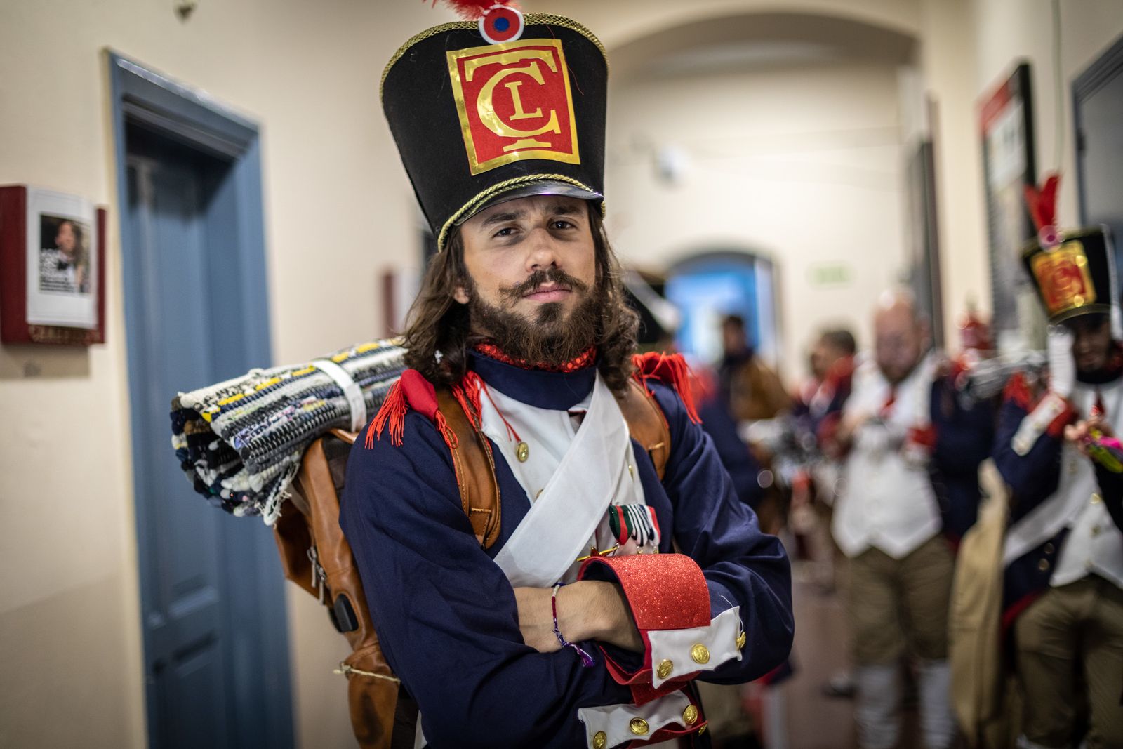 Víctor Requena, director musical de la comparsa de Madrid 'La trupe'