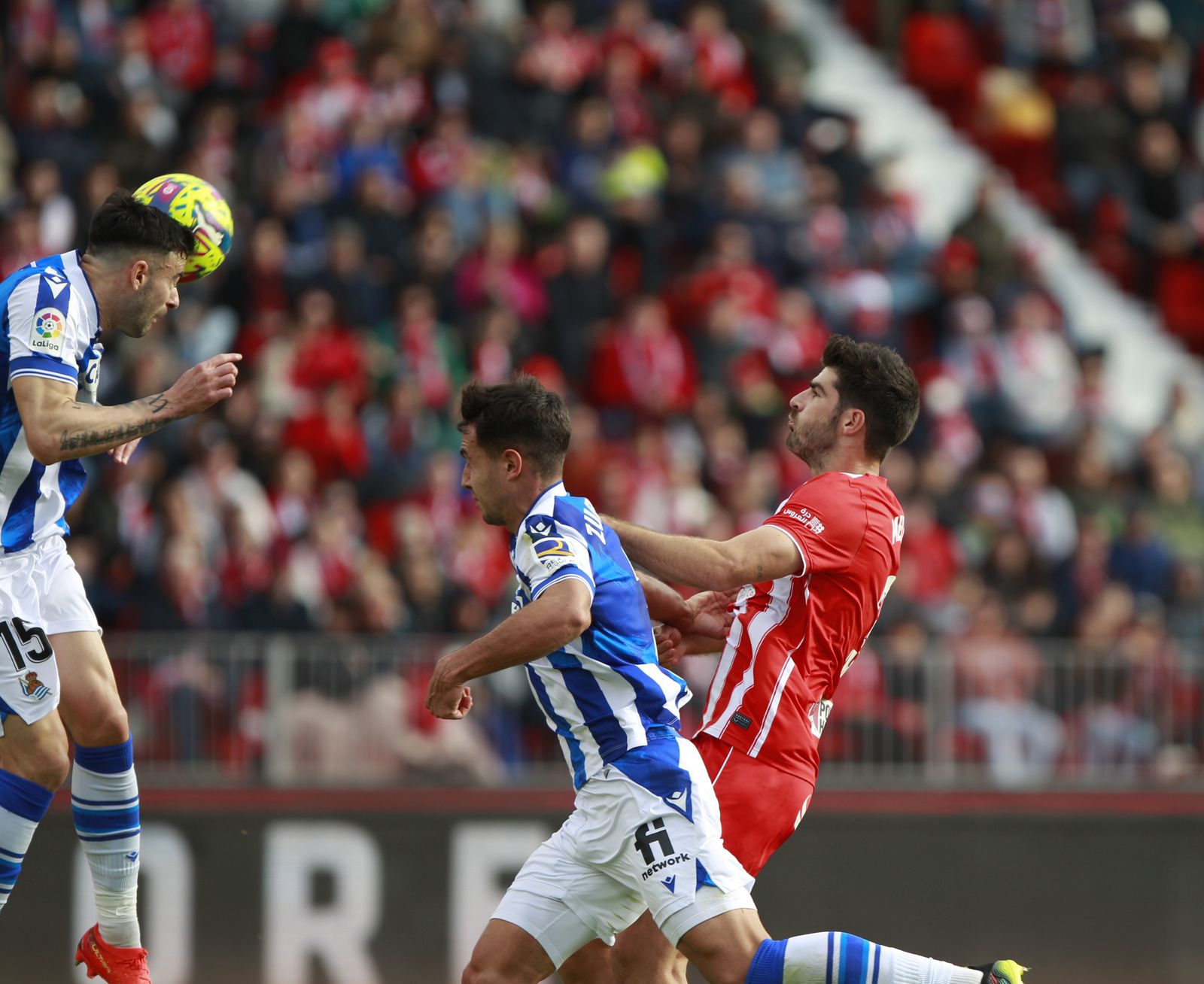 Imágenes del partido U.D. Almería-Real Sociedad