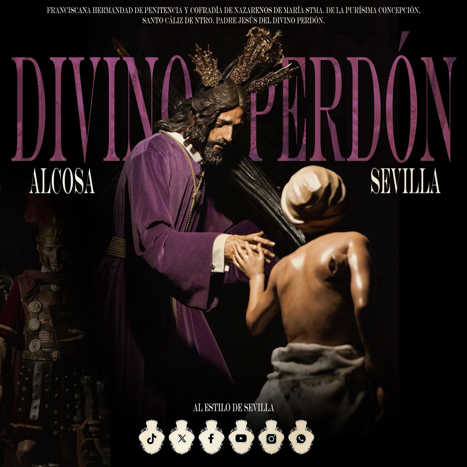 La Encarnación releva así a Virgen de los Reyes tras el Nazareno alcoseño