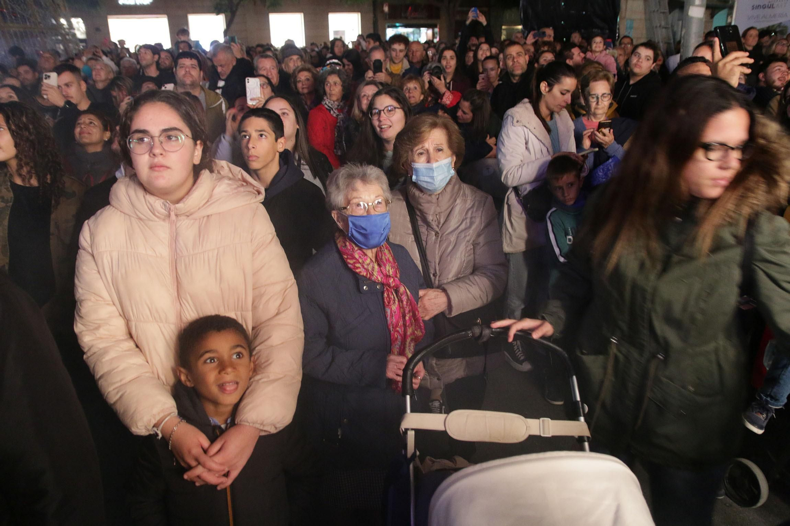 El encendido navideño de Almería, en imágenes