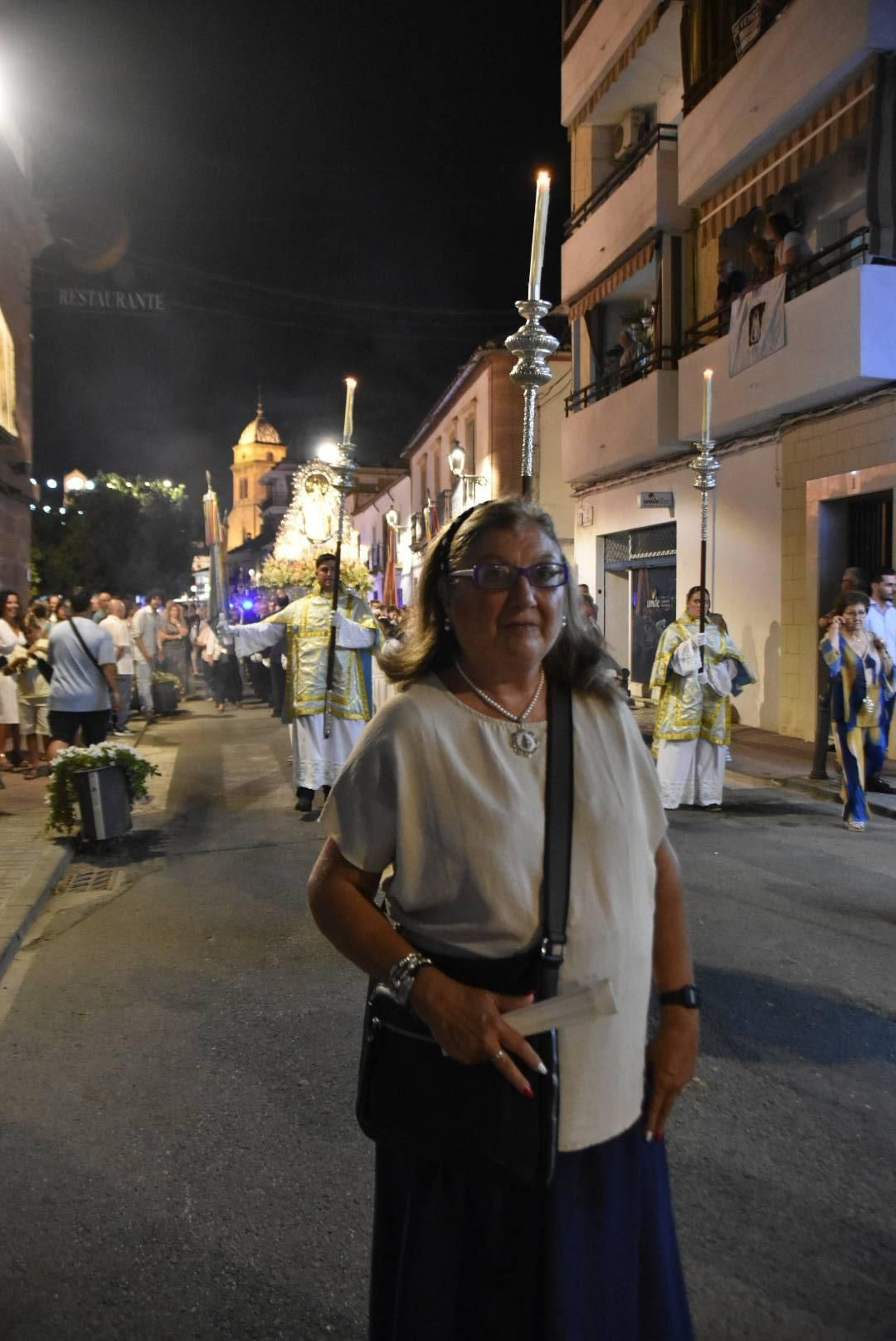 Procesión de la Virgen de la Estrella en Villa del Río.