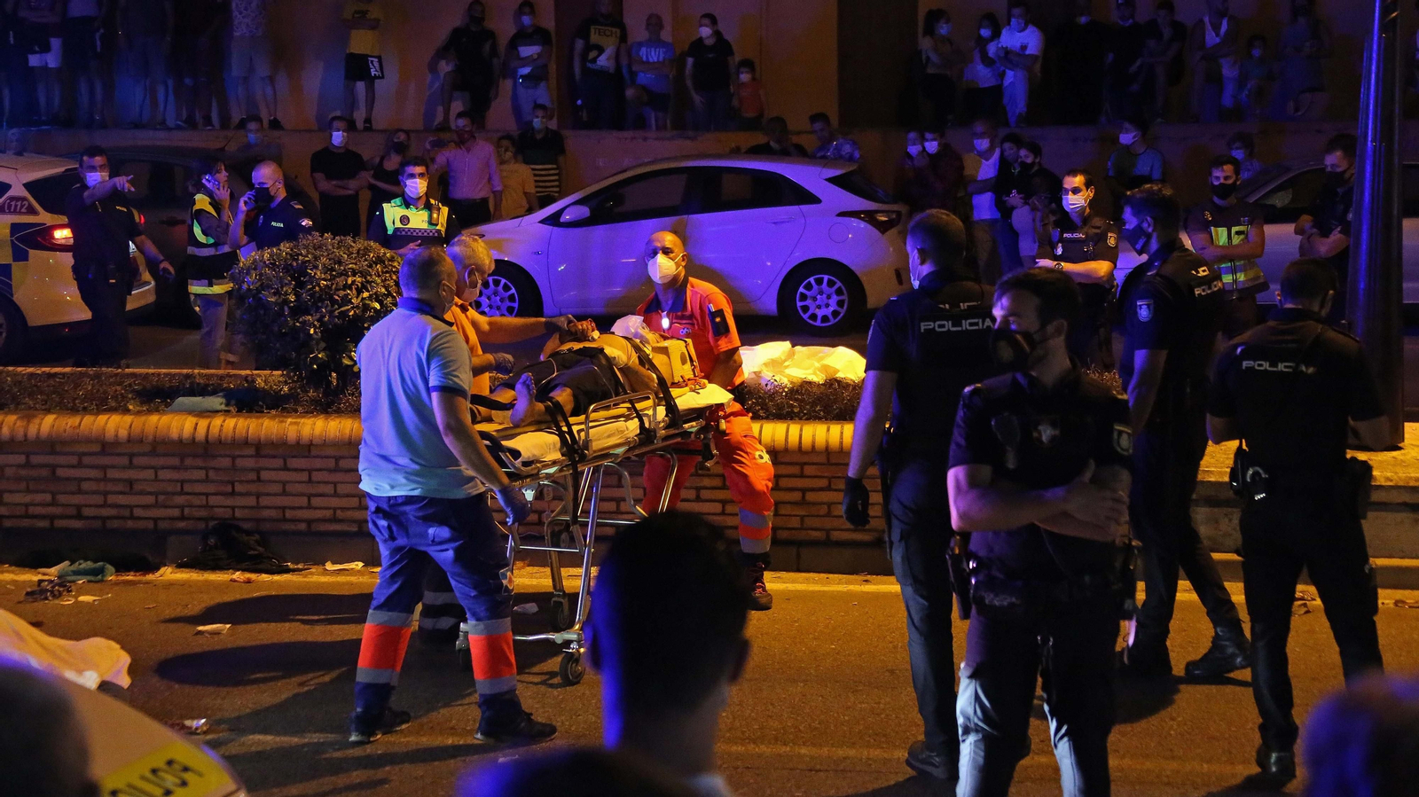 Fotos del atropello mortal  en Algeciras