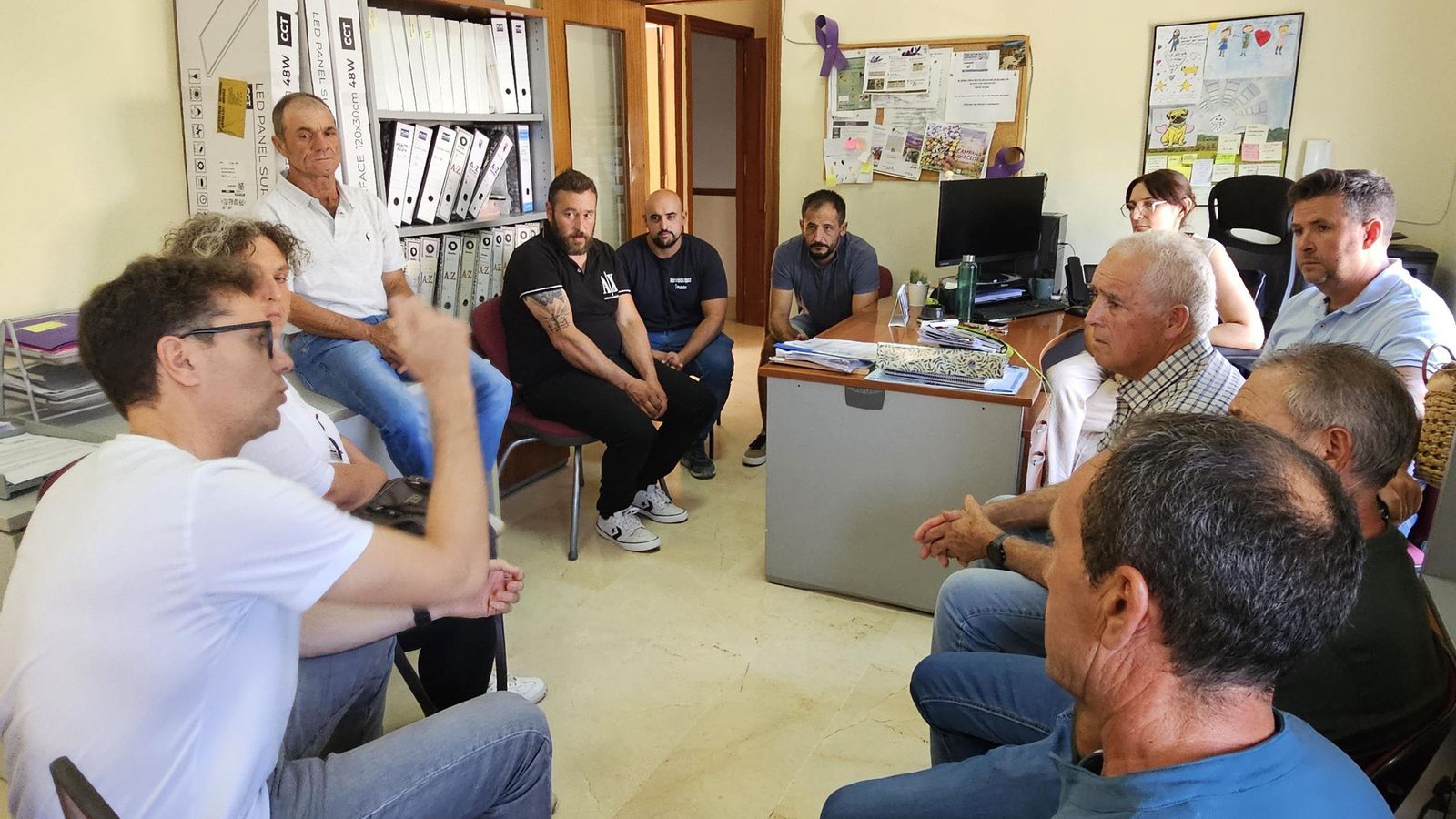 Reunión de UPA-Jaén con ganaderos por la lengua azul.