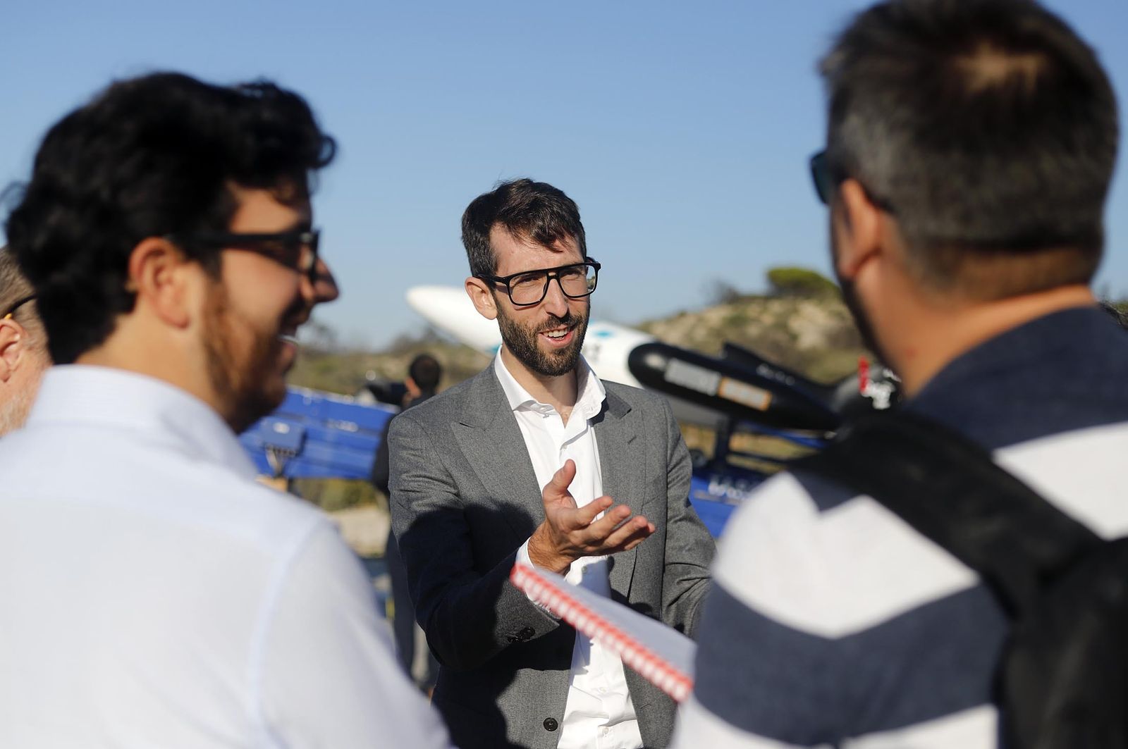 Imágenes del ensayo del demostrador Auto´Mate en el INTA, Huelva
