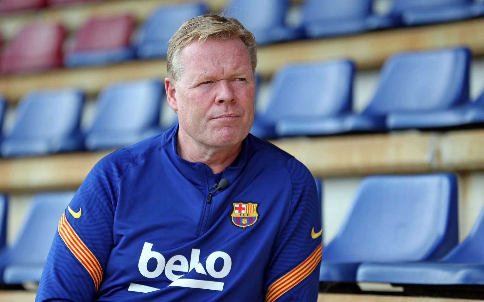Ronald Koeman, entrenador del Barcelona.