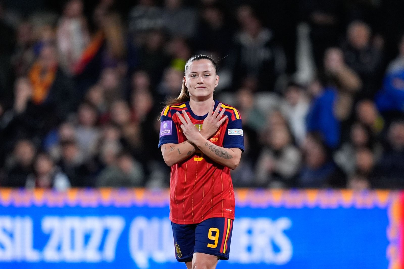 Las fotos del España-Islandia de fútbol femenino