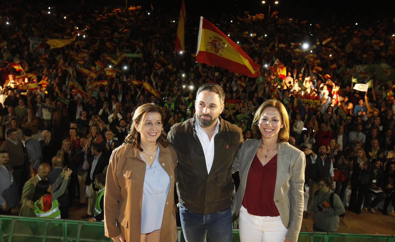 Mitin de Vox en Sevilla con Santiago Abascal