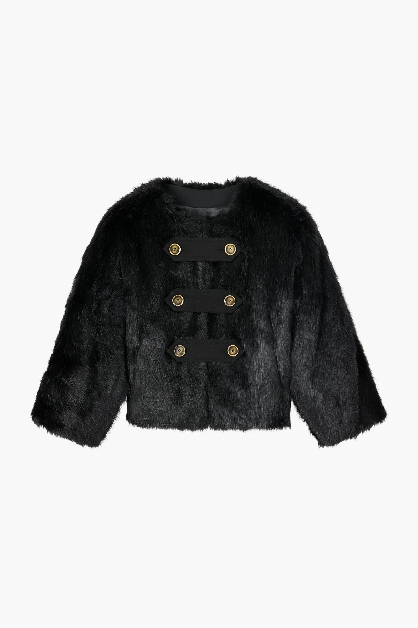 Cazadora de pelo de Zara. Cazadora de pelo de Zara.