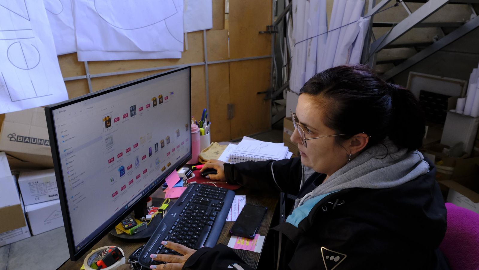 Desde Huécija a todo el mundo, Deconature, alegra la navidad con sus luces, en imágenes