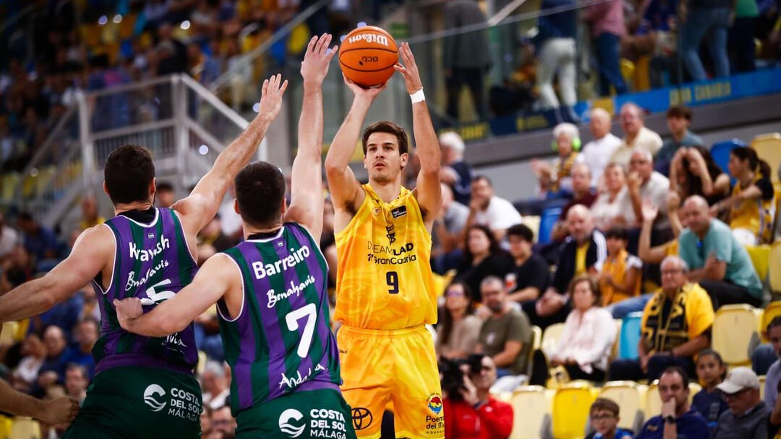 El Gran Canaria-Unicaja, en fotos