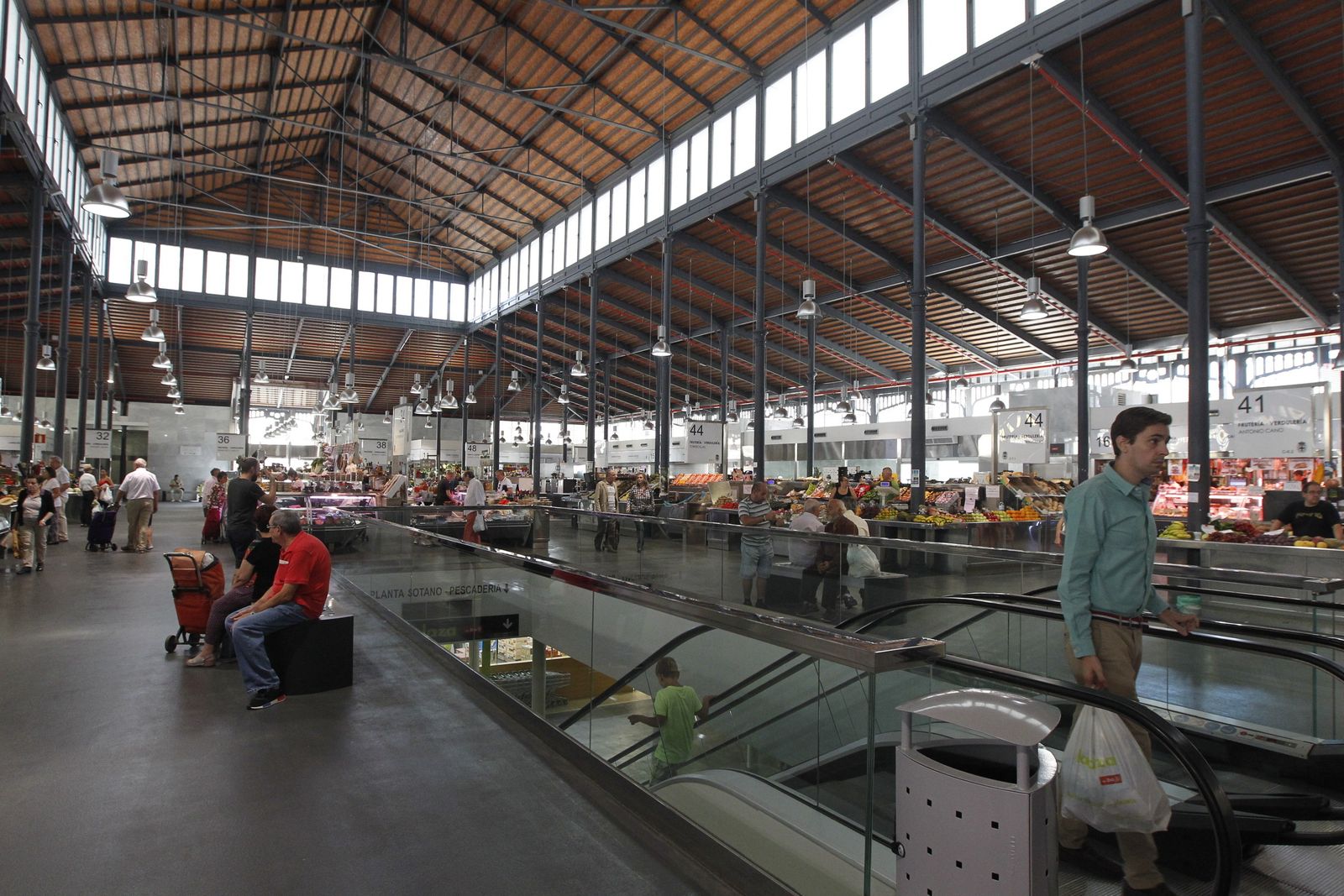 Primera planta del Mercado Central de Almería