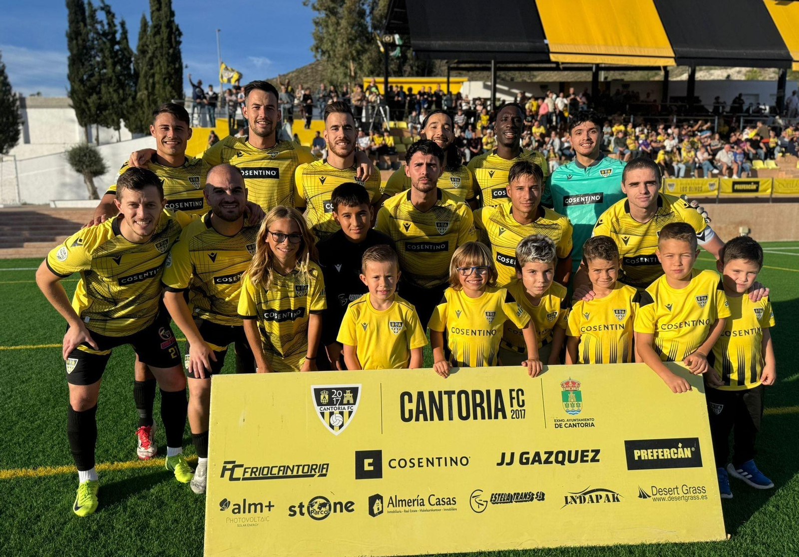 Once presentado por el Cantoria en su encuentro de este pasado fin de semana contra el Santa Fe.