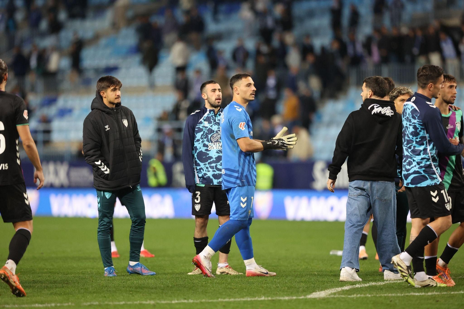 El Málaga CF-Real Zaragoza, en fotos