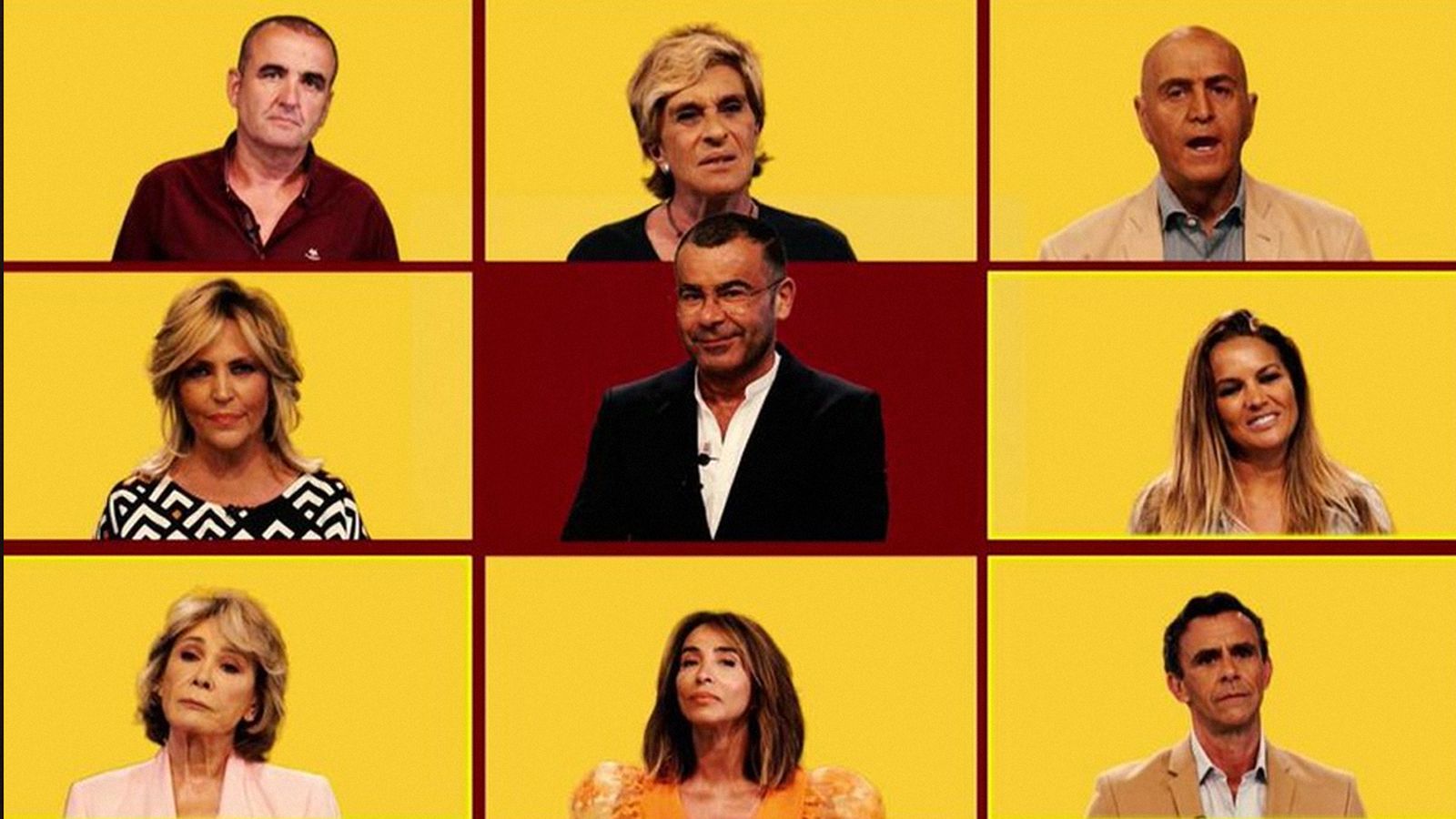 Los contertulios de 'Sálvame' en el desafío de 'La última cena'