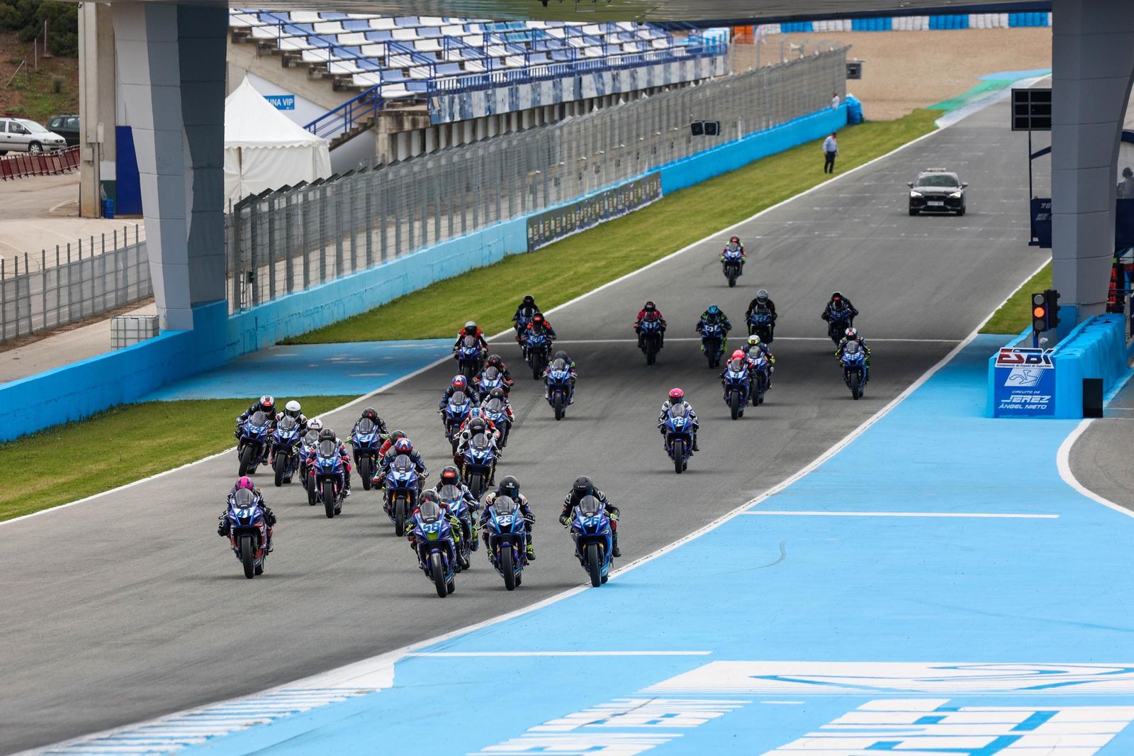 Imágenes de la primera cita del ESBK en el Circuito de Jerez