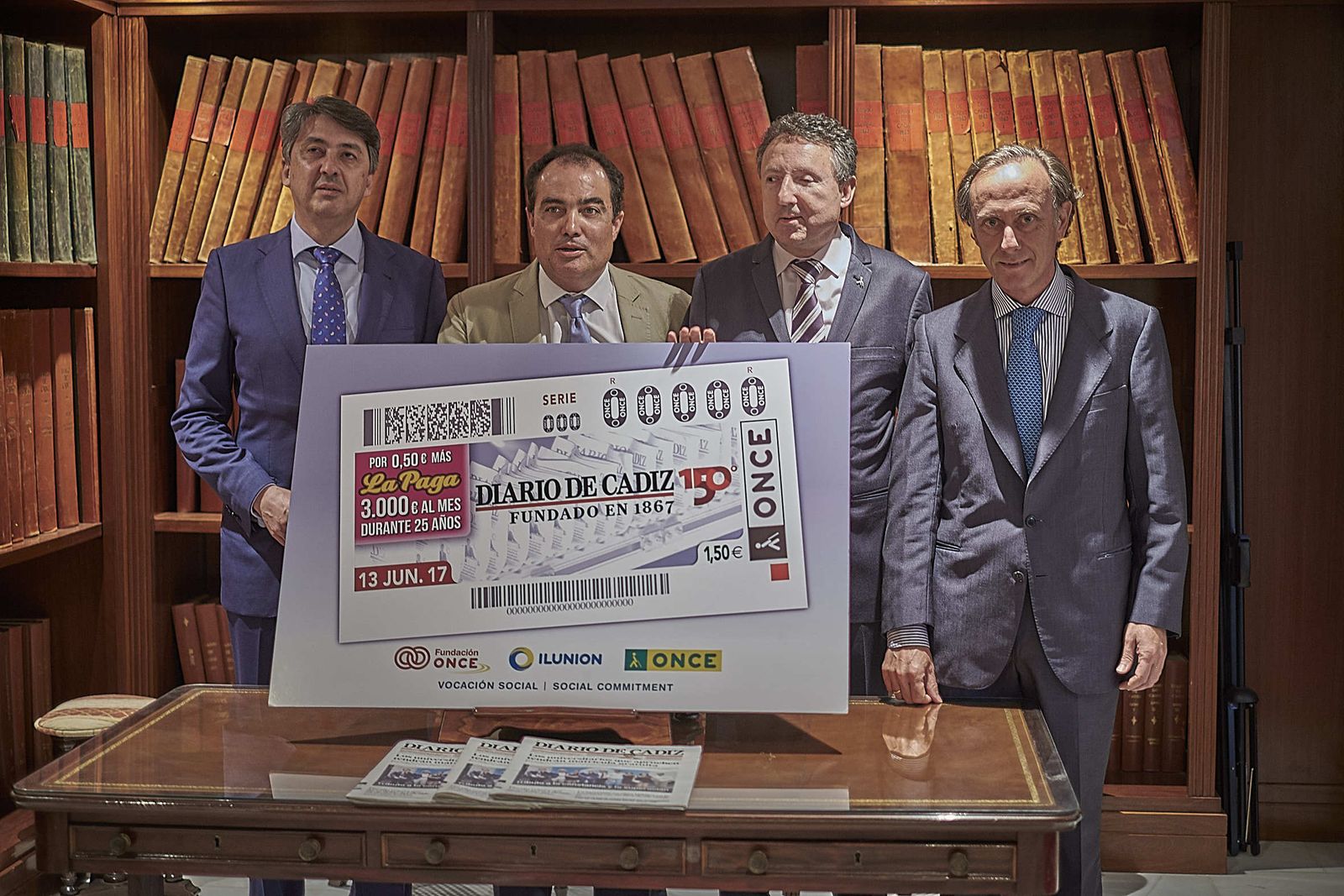 Alberto Ríos, David Fernández, Cristóbal Martínez y Jaime Tovar.