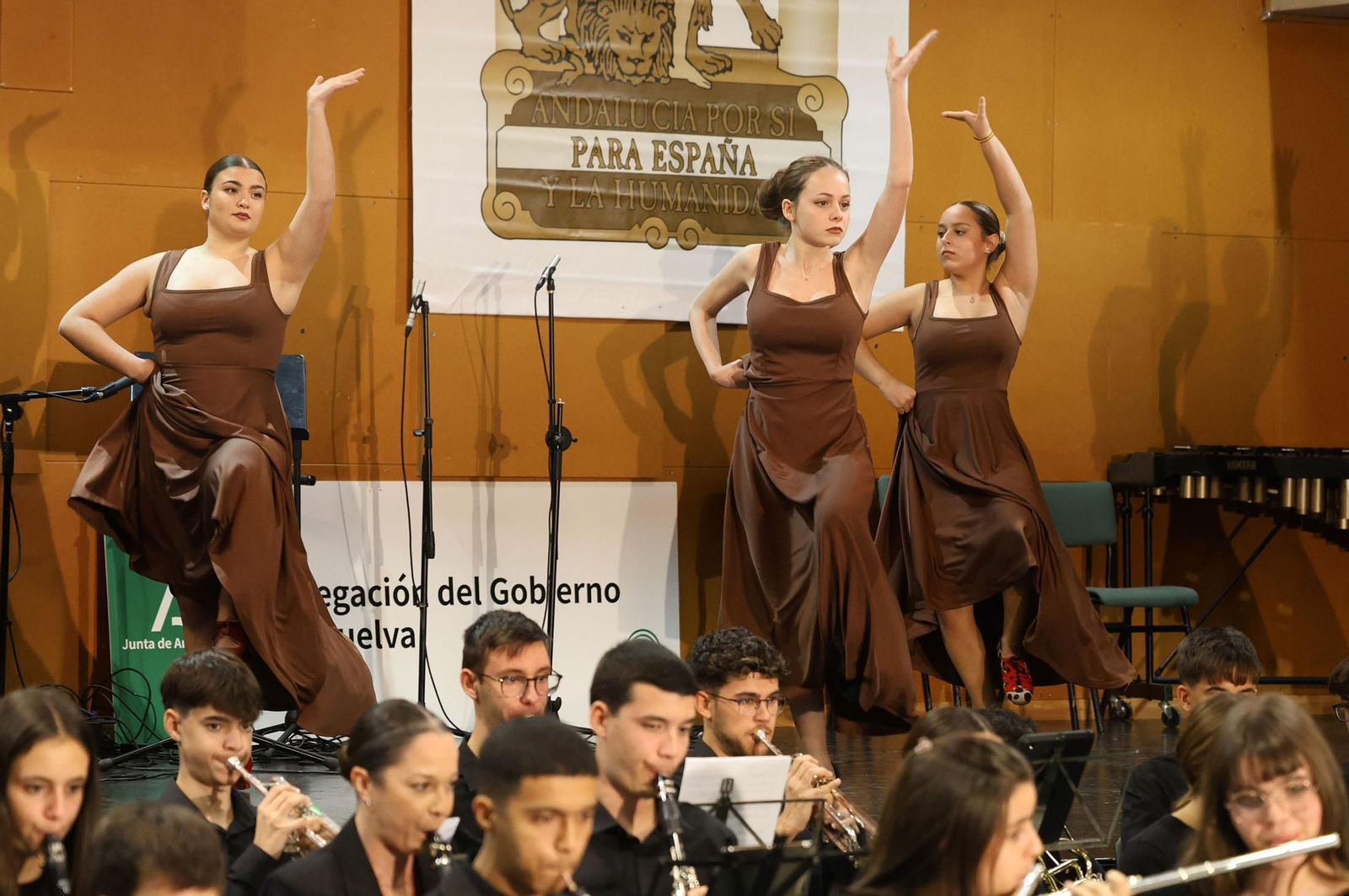 Imágenes del concierto del Conservatorio Profesional de Música 'Javier Perianes' con motivo de la celebración del Día de la Bandera de Andalucía