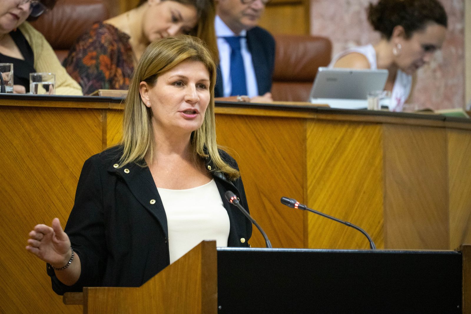 Rosalía Espinosa, parlamentaria.