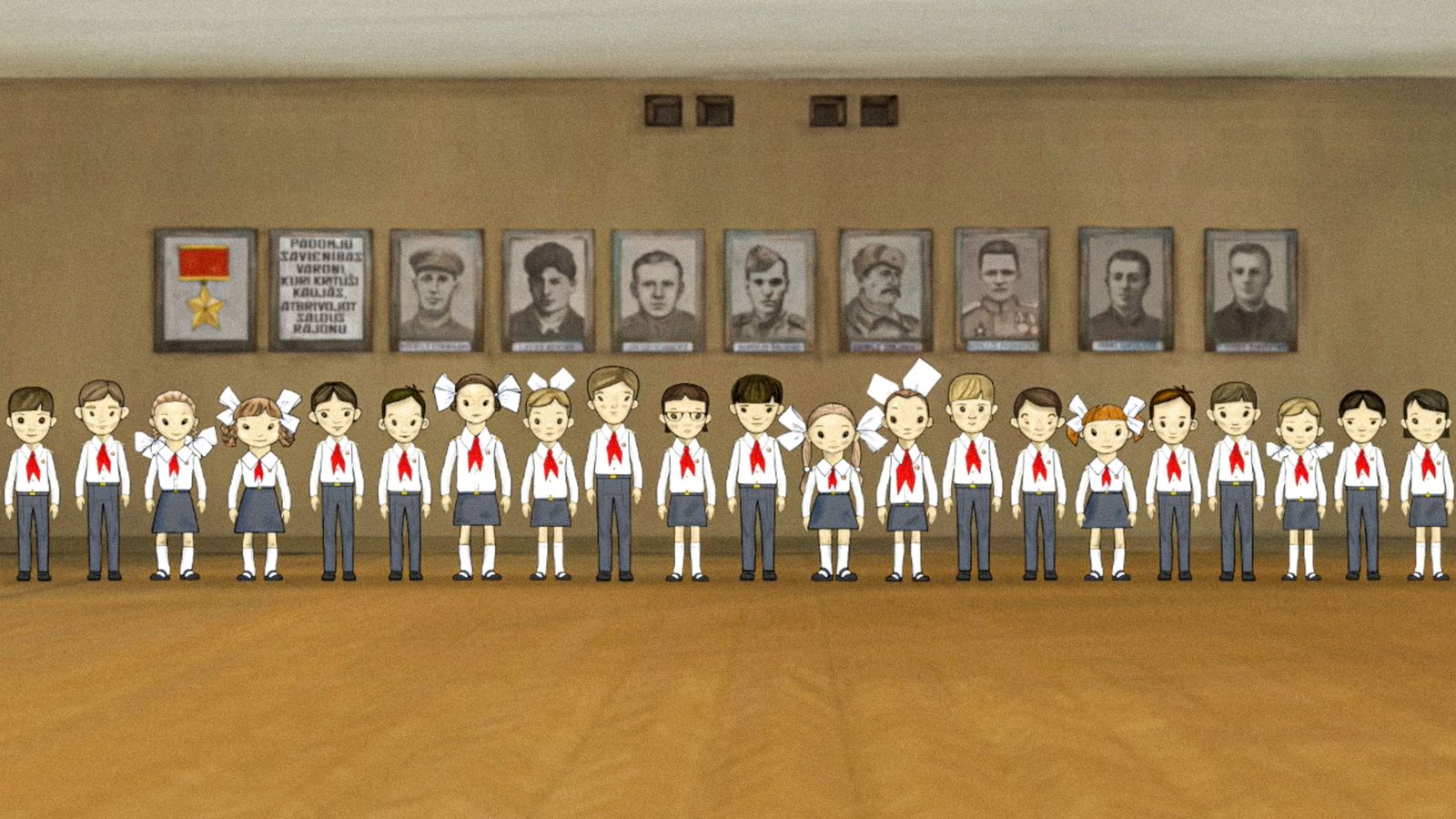 Una imagen de la cinta de animación letona de Ilze Burkovska-Jacobsen.