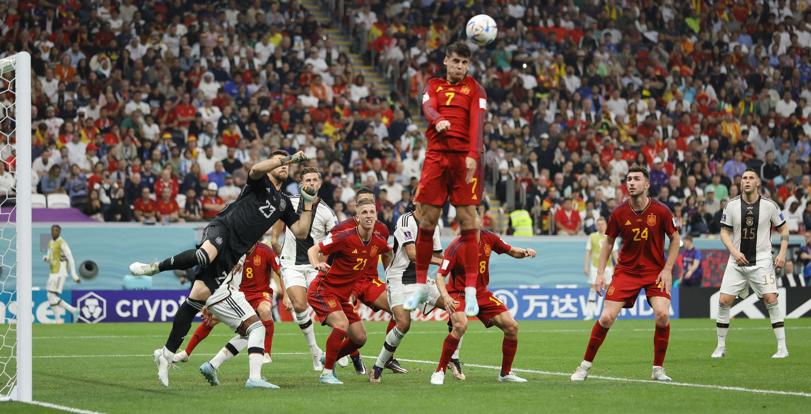 Las fotos del España-Alemania del Mundial de Qatar
