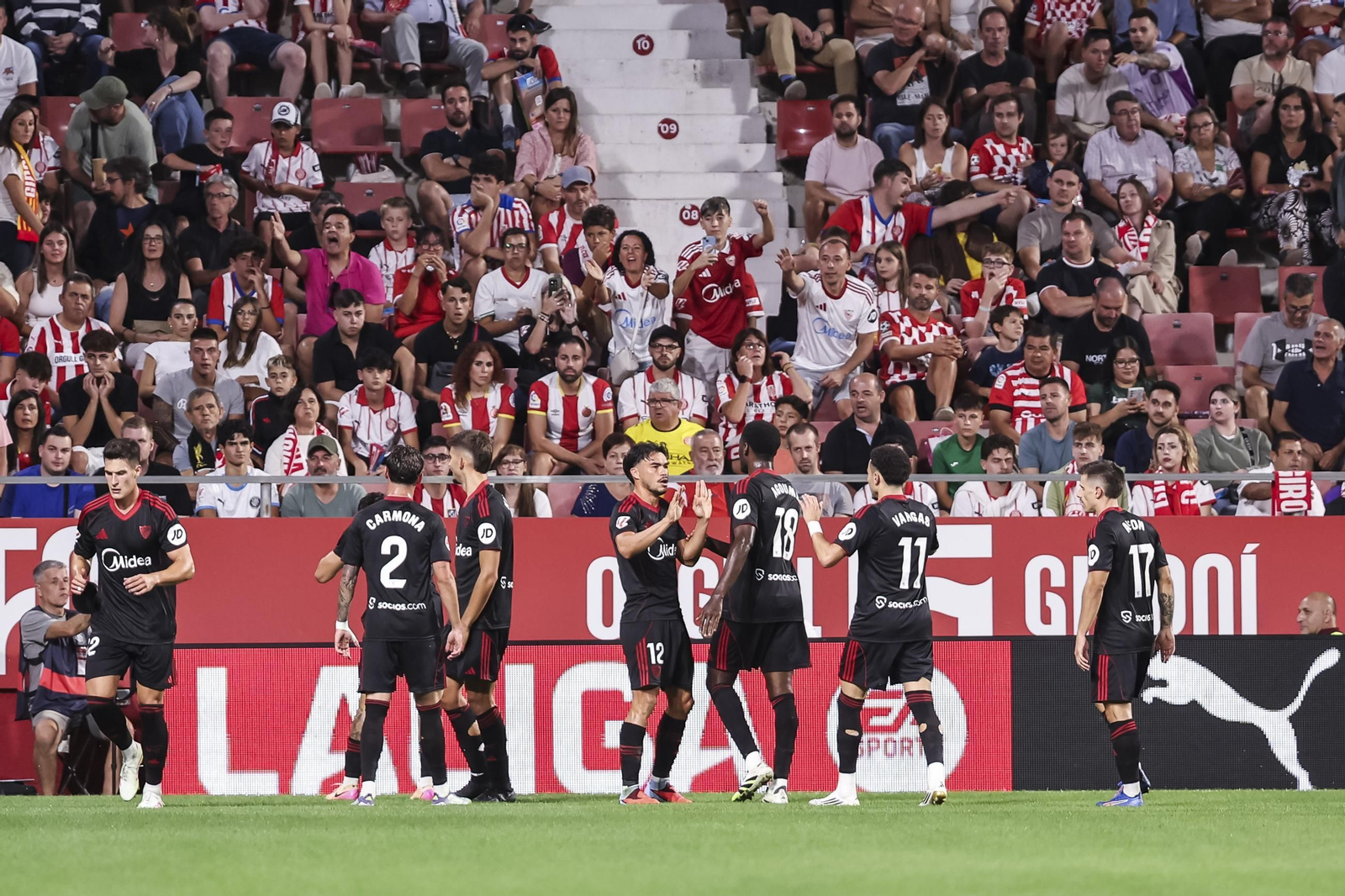 Las fotos del Girona - Sevilla