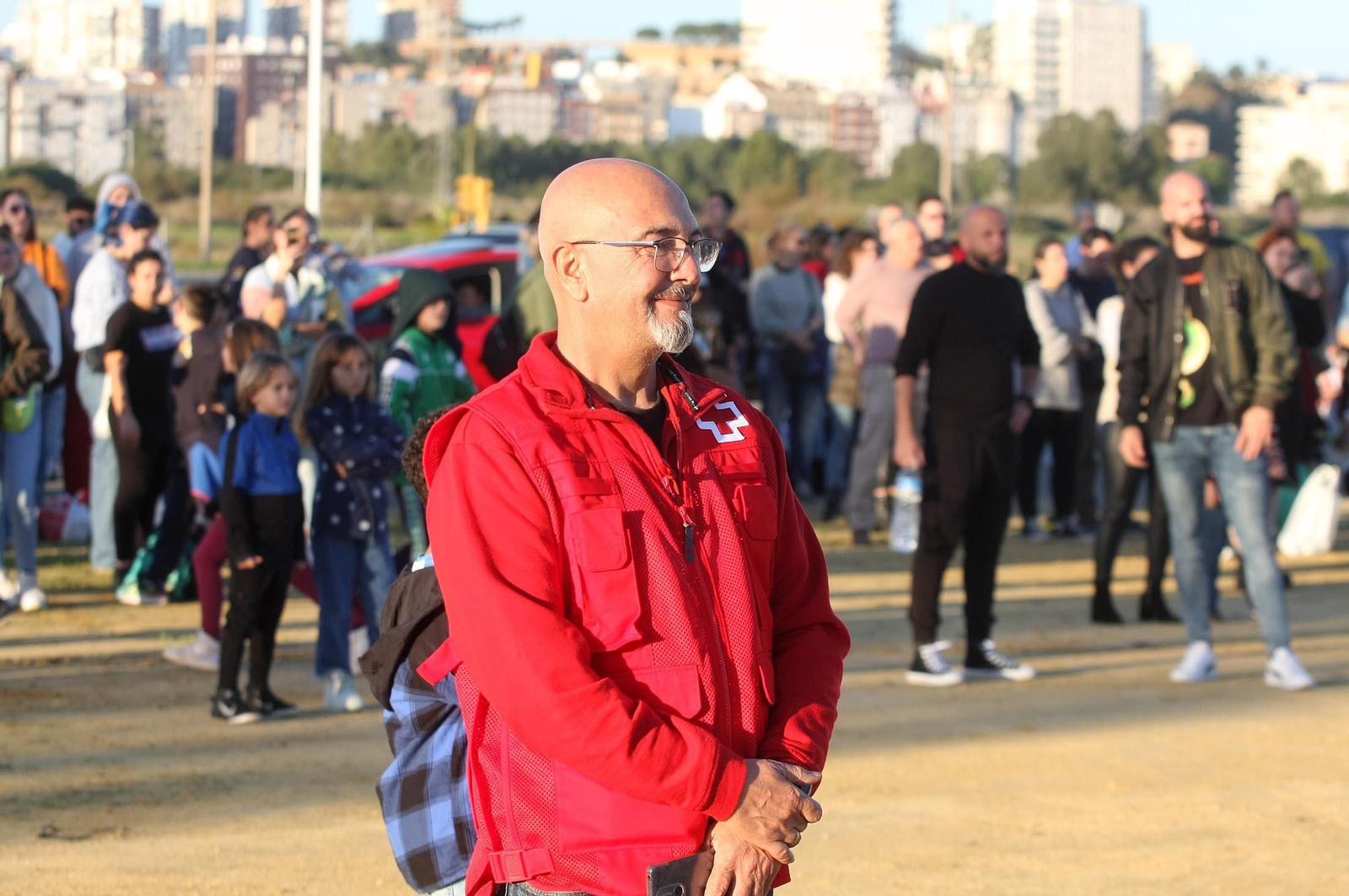 Imágenes del vuelo del globo aeroestático  en Huelva