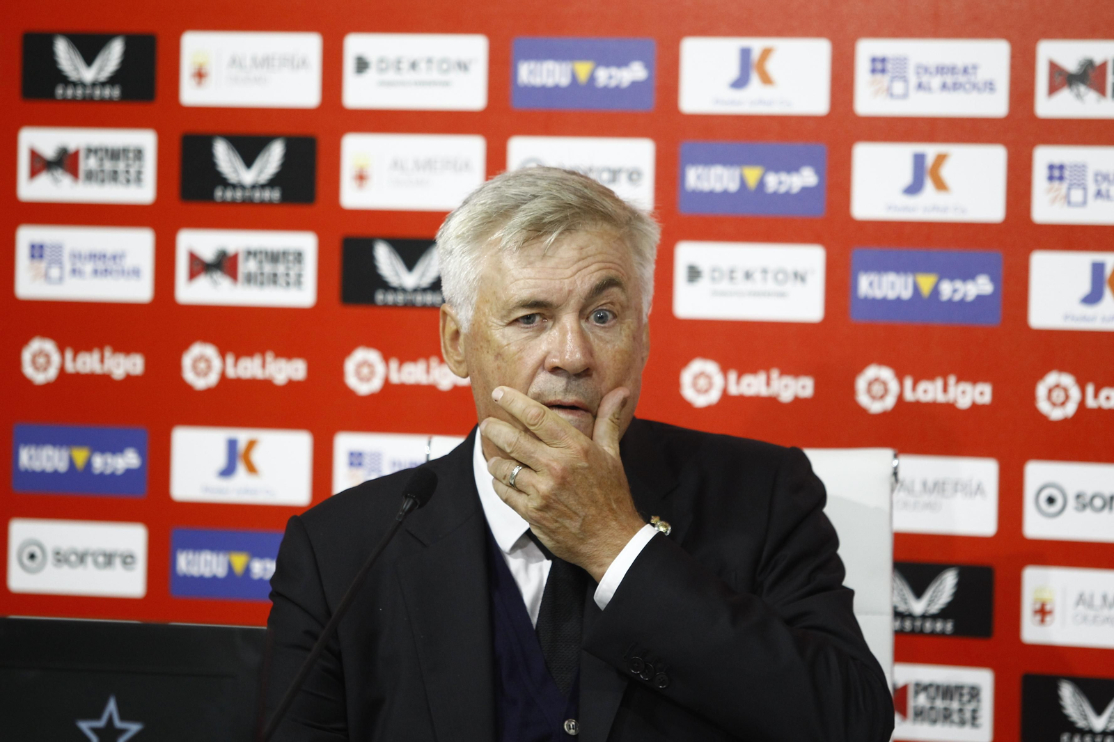 Imágenes del partido U.D. Almería-Real Madrid C.F. de la Liga Santander