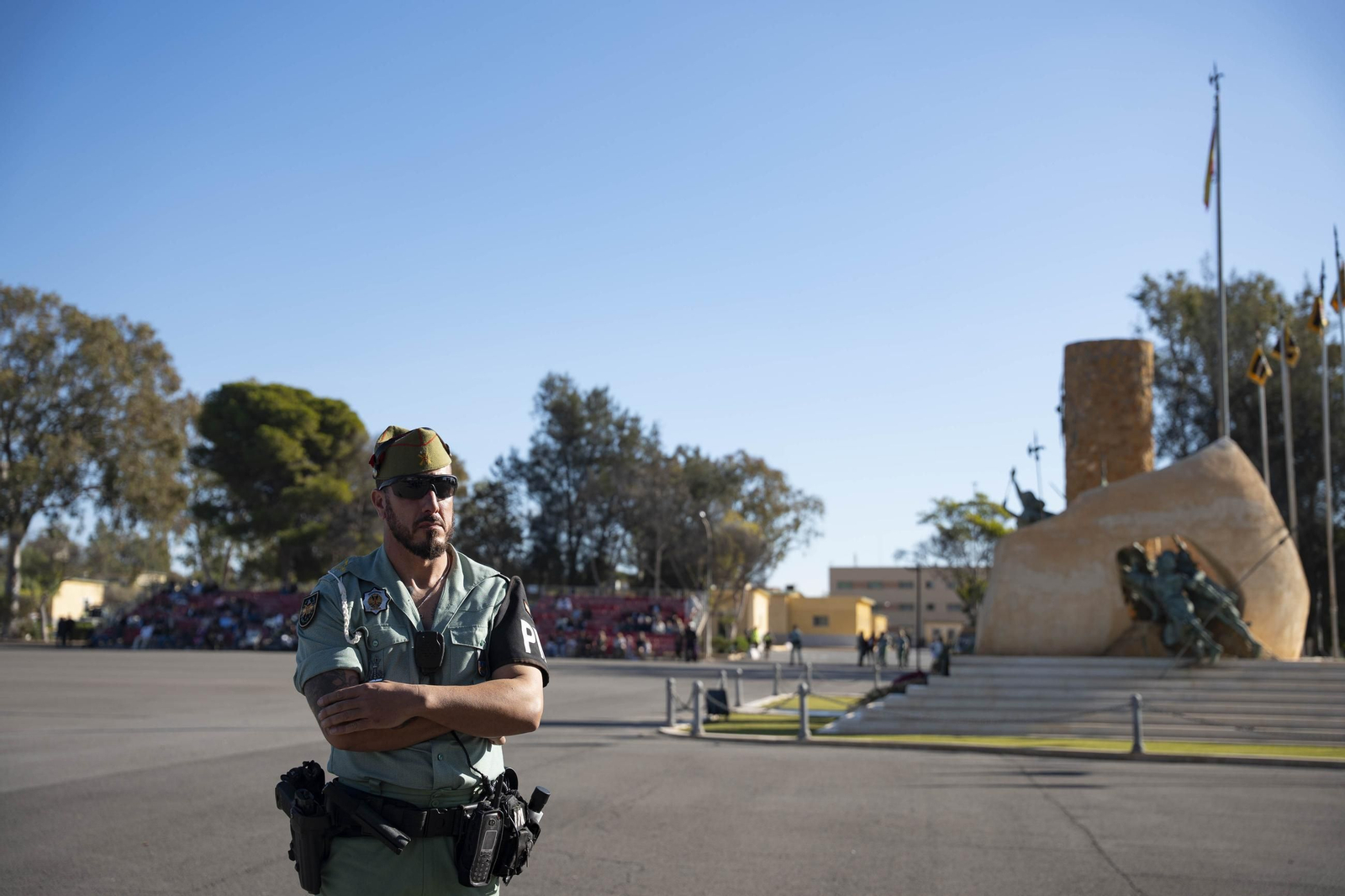 Así conmemora el día de la Inmaculada Concepción la Brigada de la Legión en Almería y despide al contingente que parte a Eslovaquia