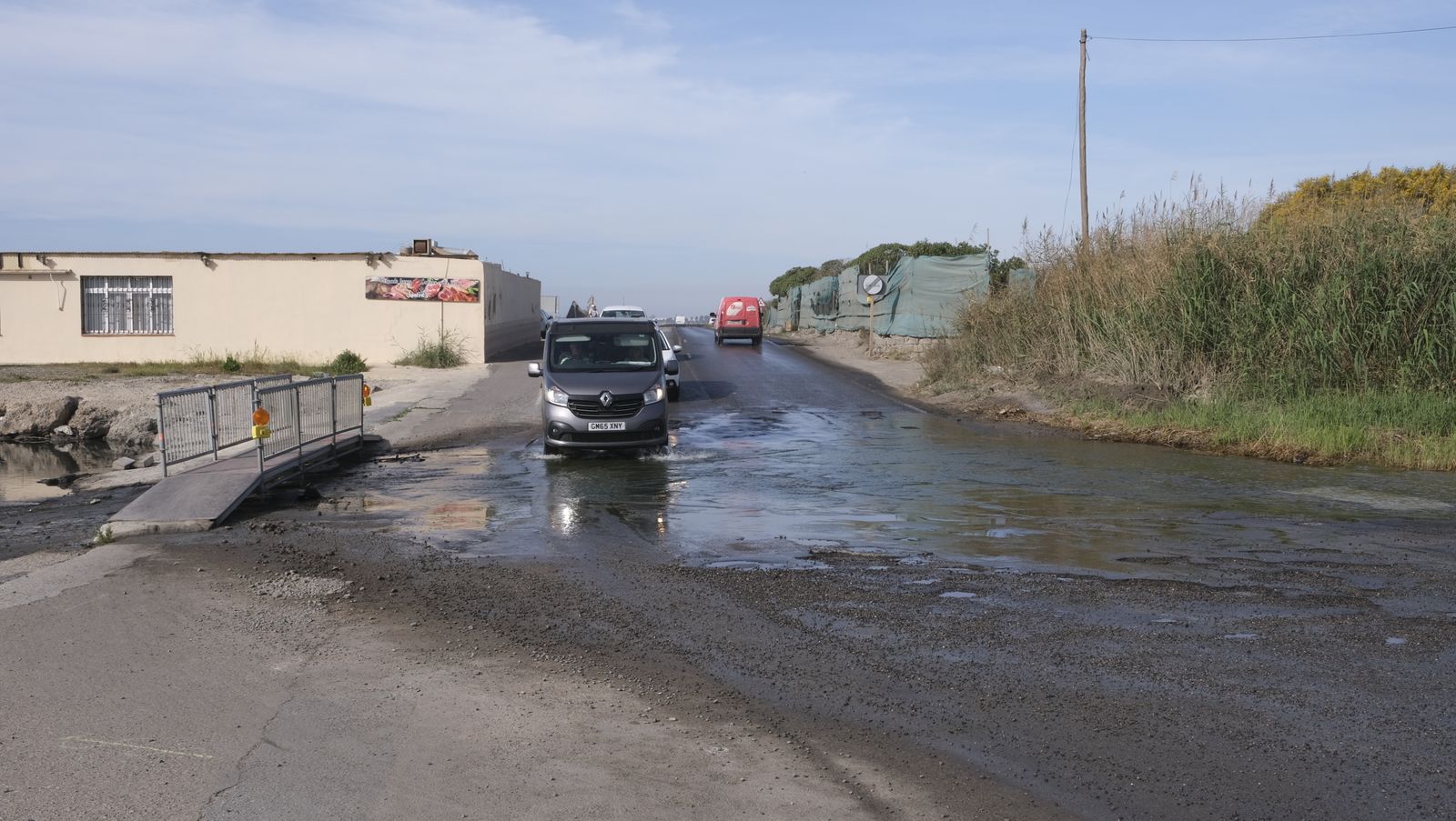 Imágenes del 'lago artificial' de Costacabana