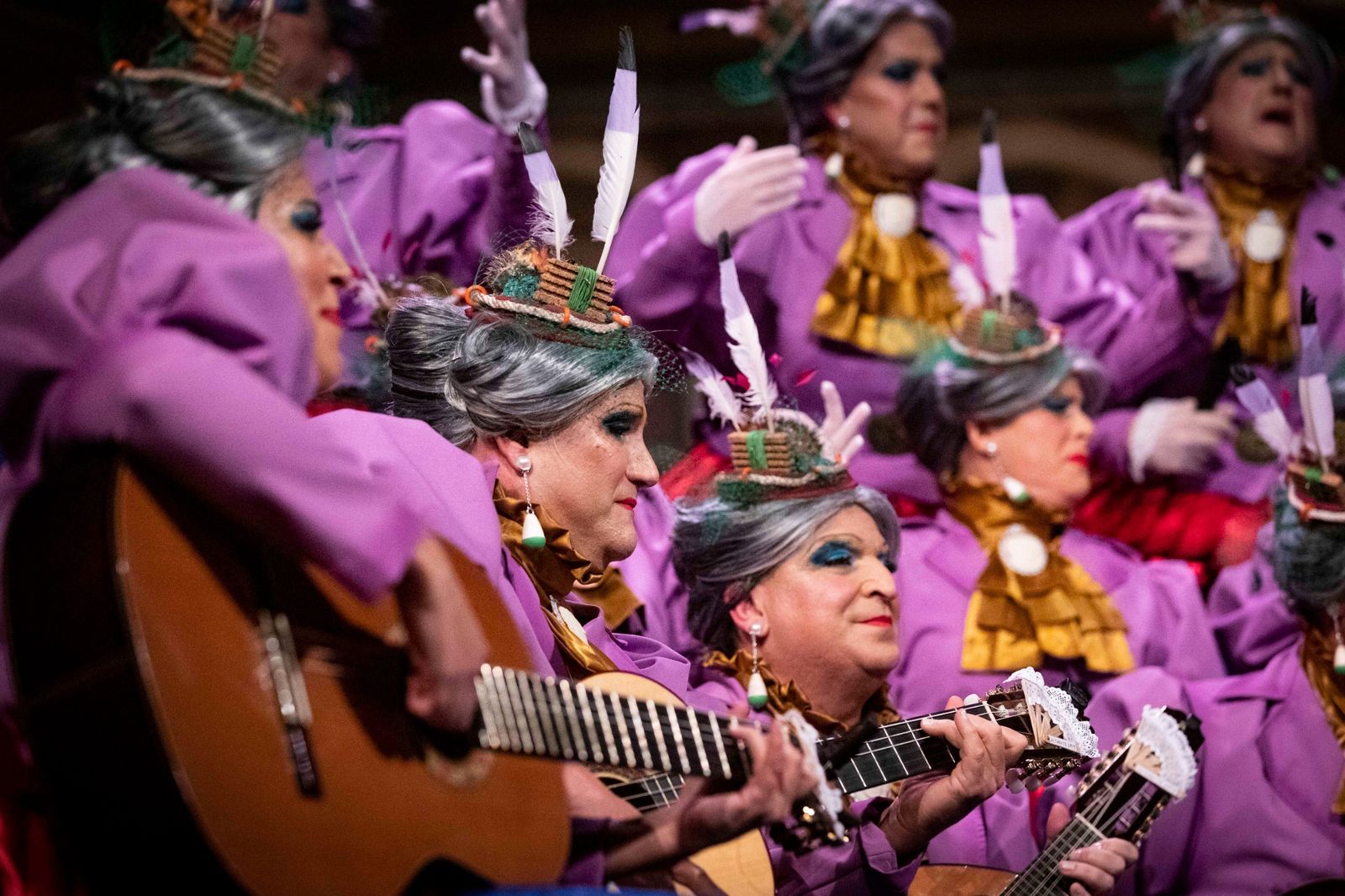 El coro 'La dama de Cádiz' en escena