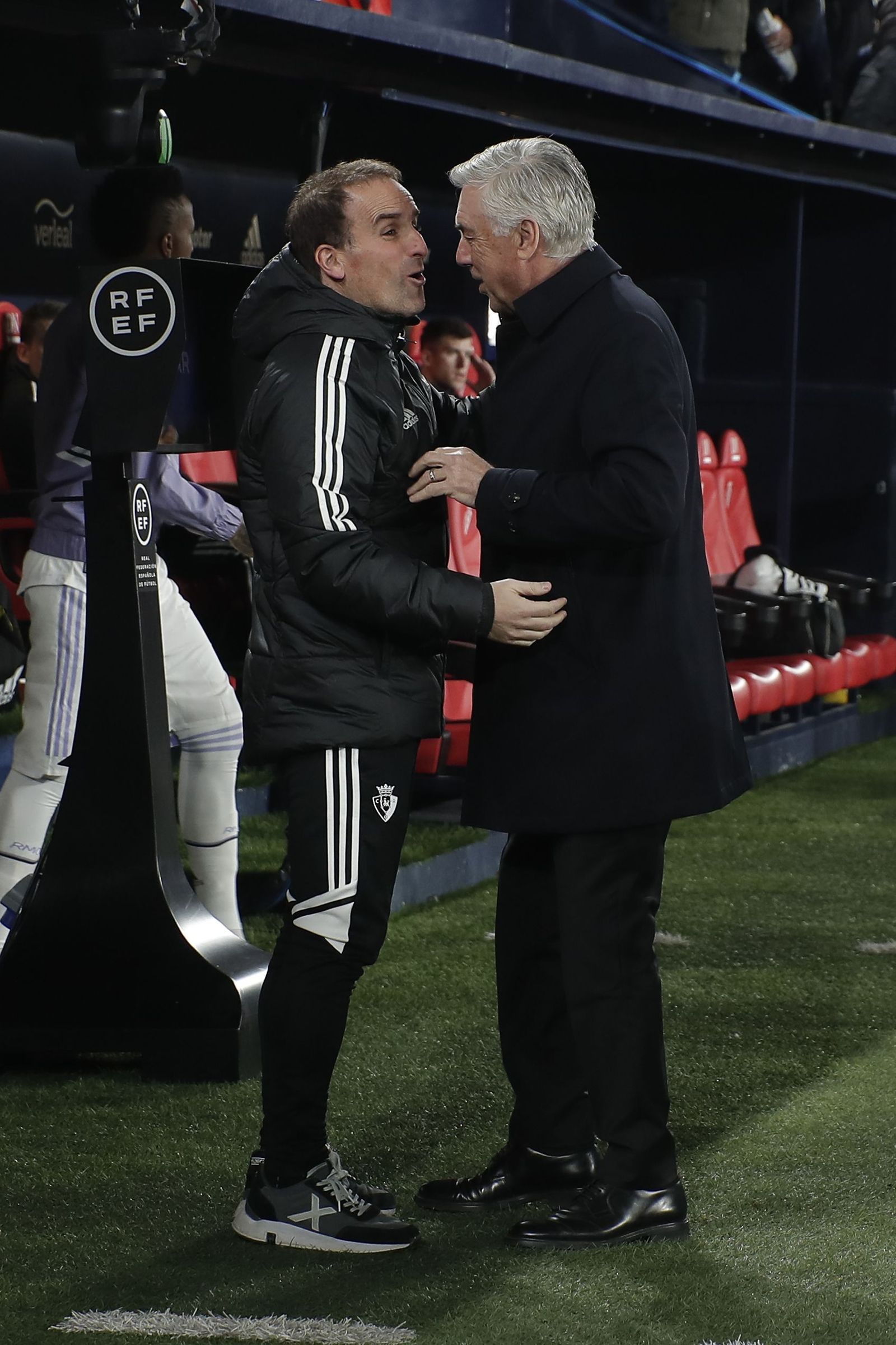 Ancelotti y Arrasate.