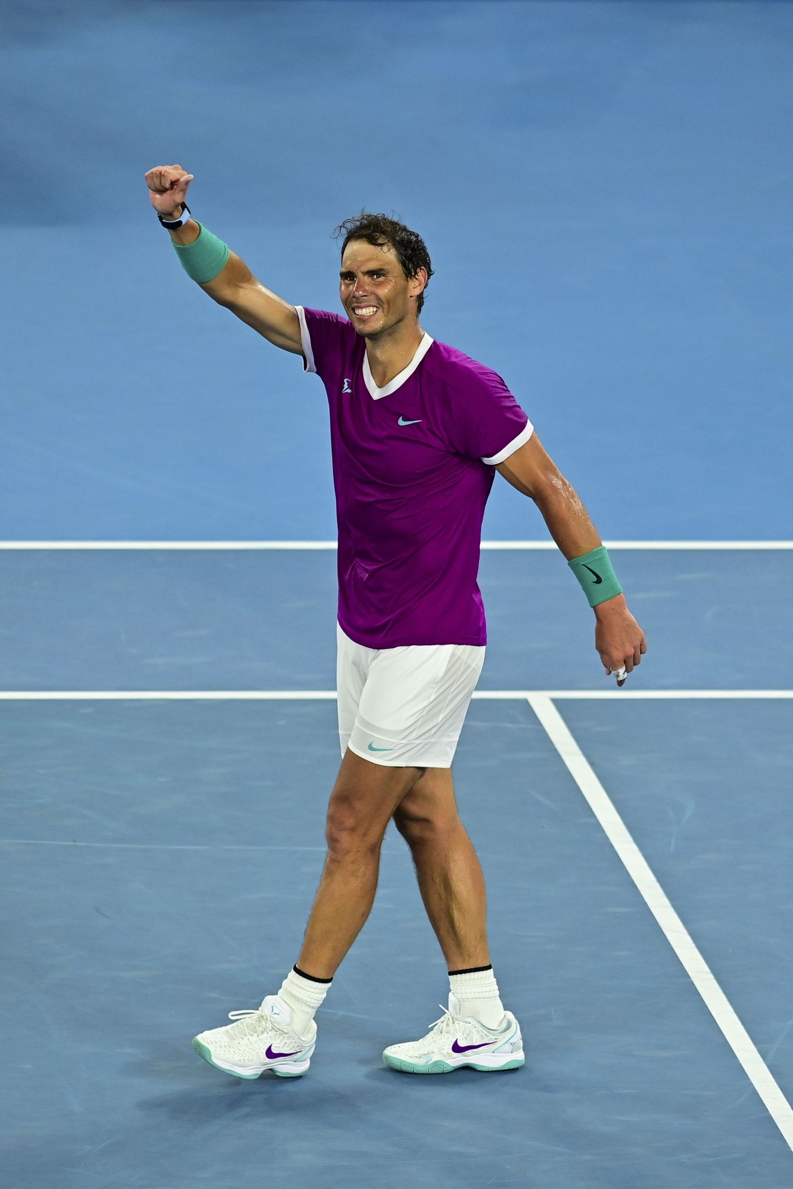 Las imágenes del histórico triunfo de Nadal sobre Medvedev (y 8)