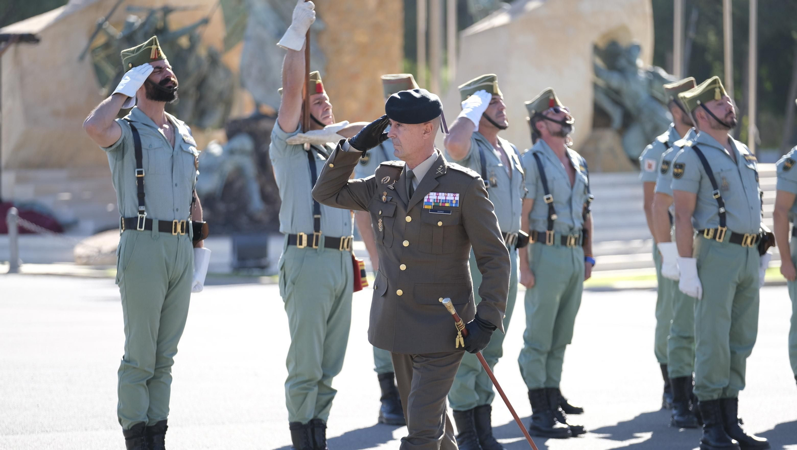 Imágenes de la toma de posesión del nuevo General de la BRILEG, José Agustín Carreras Postigo