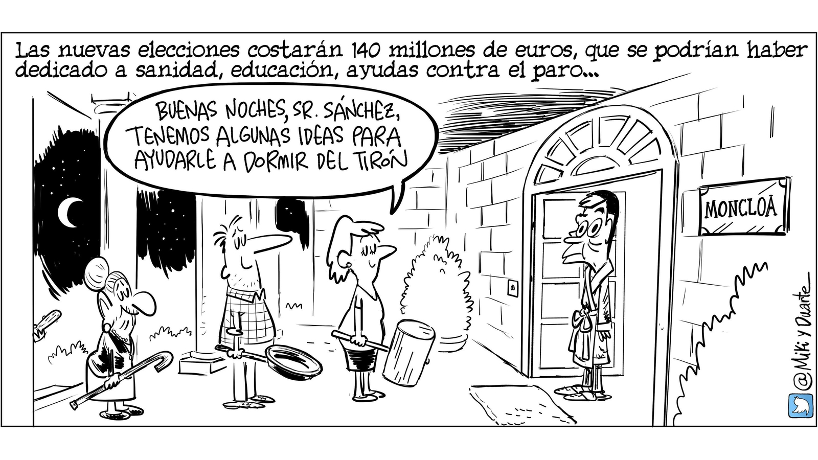 Septiembre. A Sánchez le quitaba el sueño un acuerdo con Podemos.